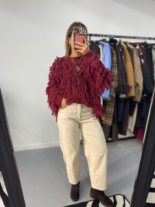 Calças Barrel Fit Bombazine