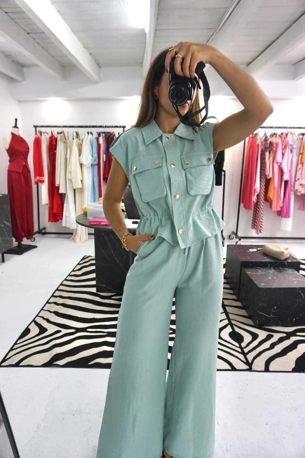 Conjunto Colete e Calça
