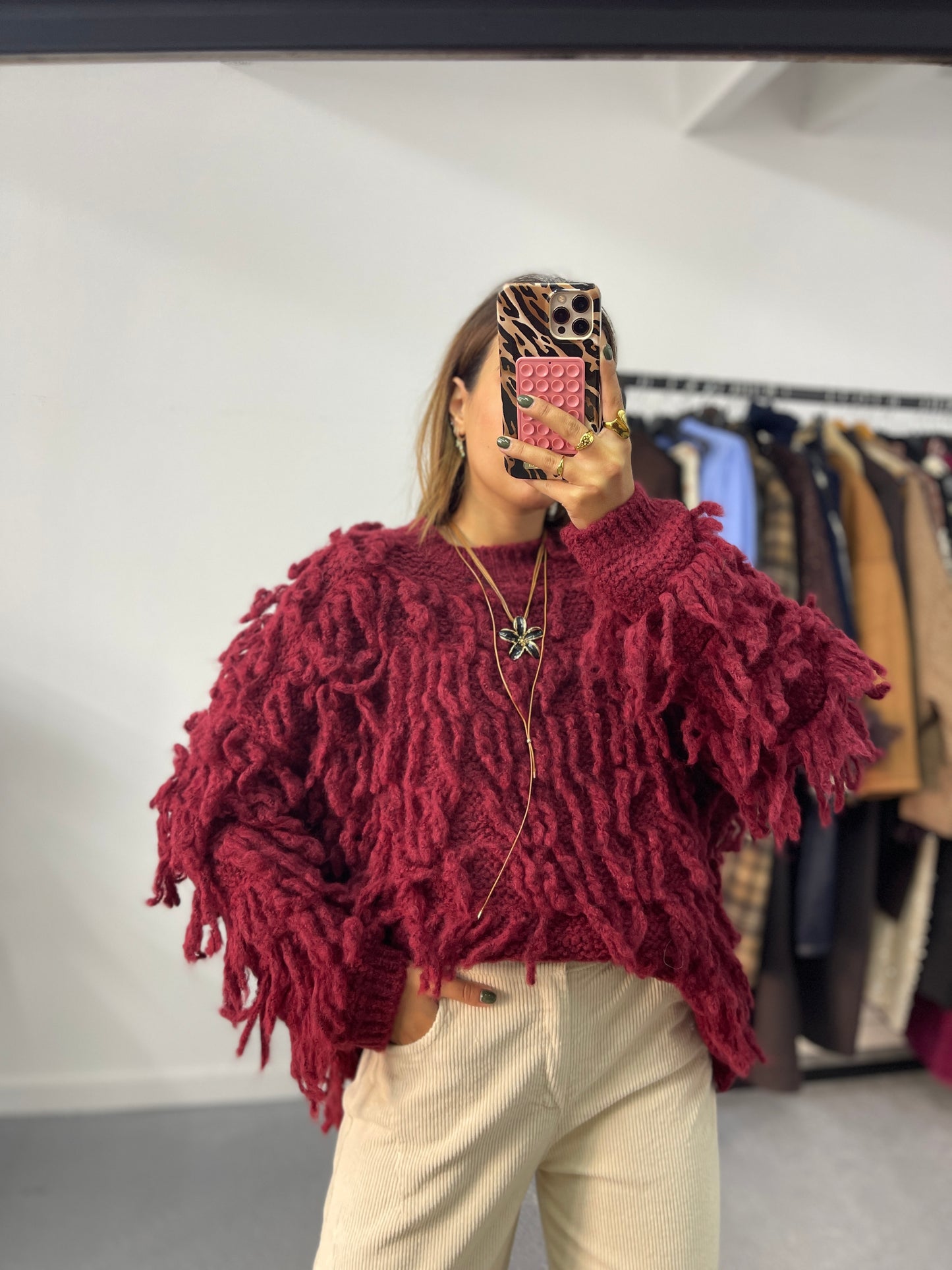 Calças Barrel Fit Bombazine