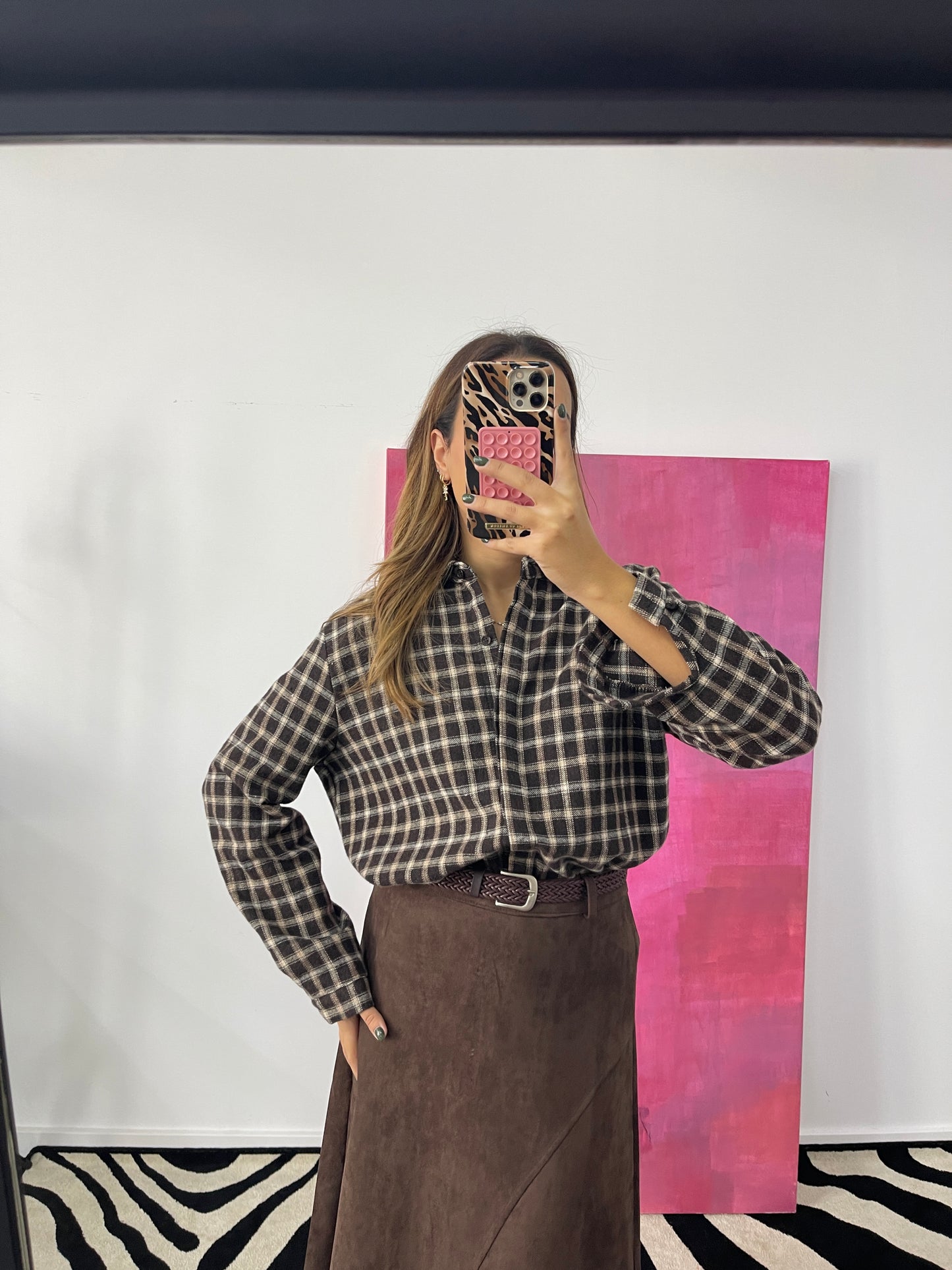 Camisa Flanela Oversized