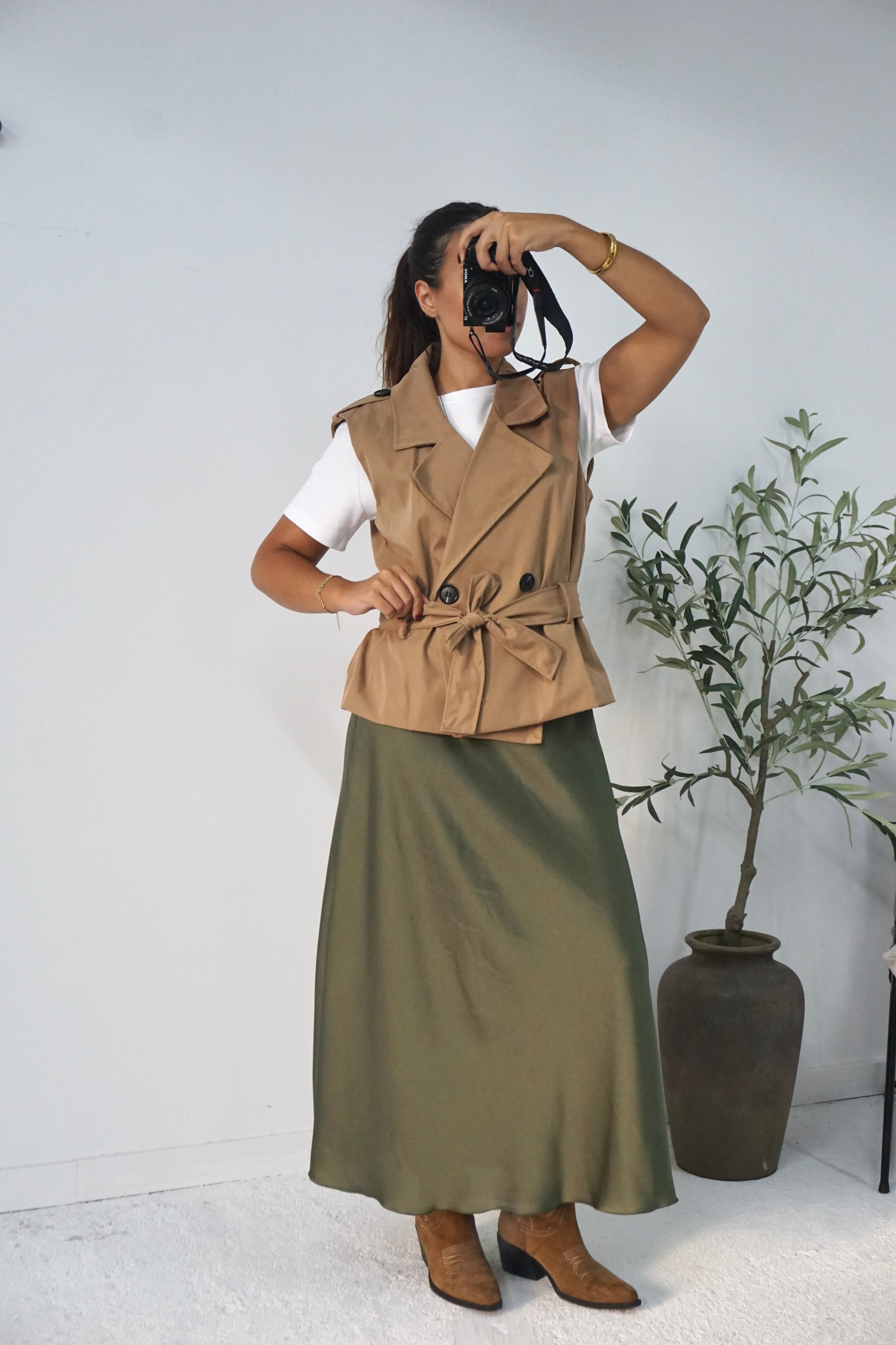 Colete estilo Trench