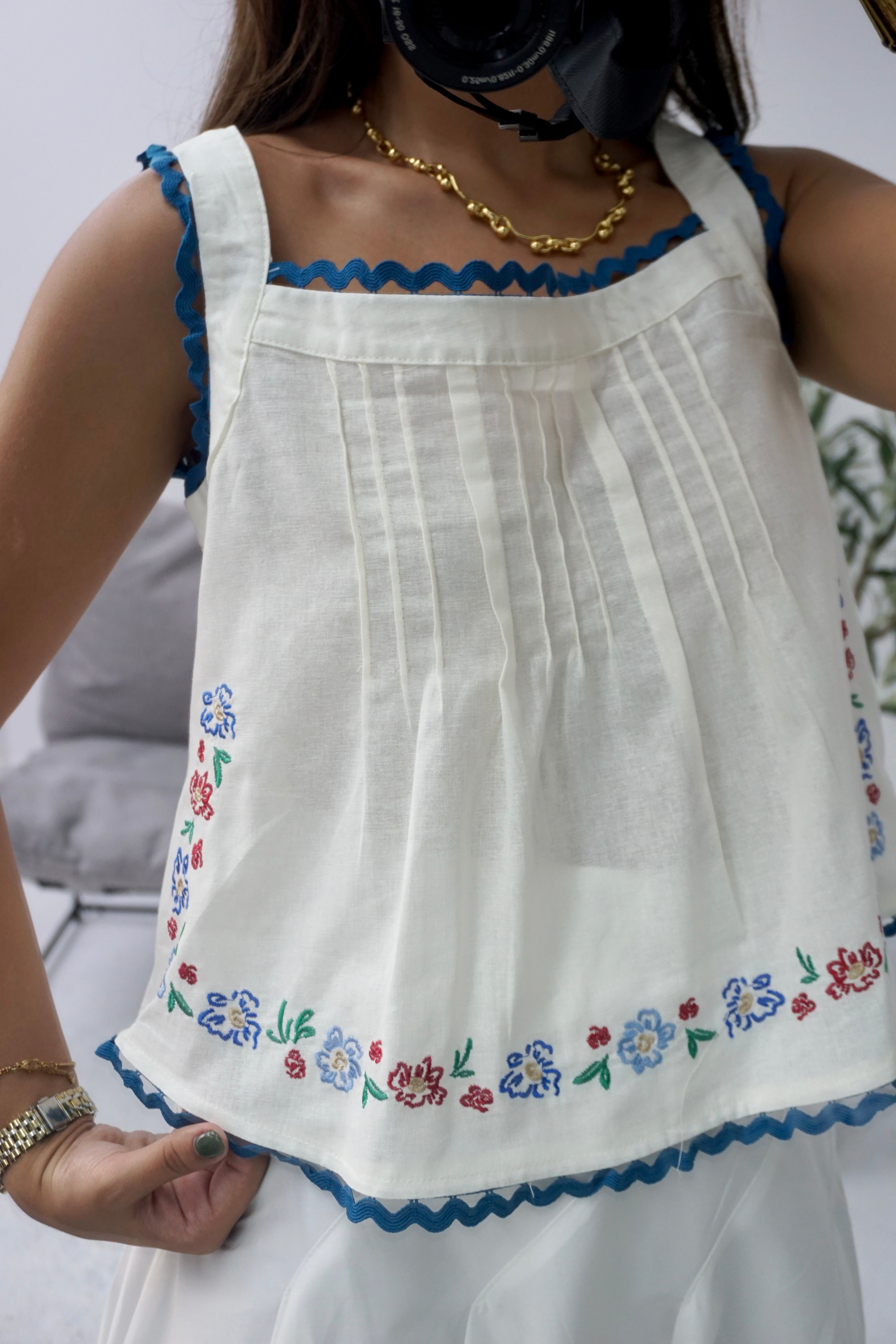 Top Estilo Vintage