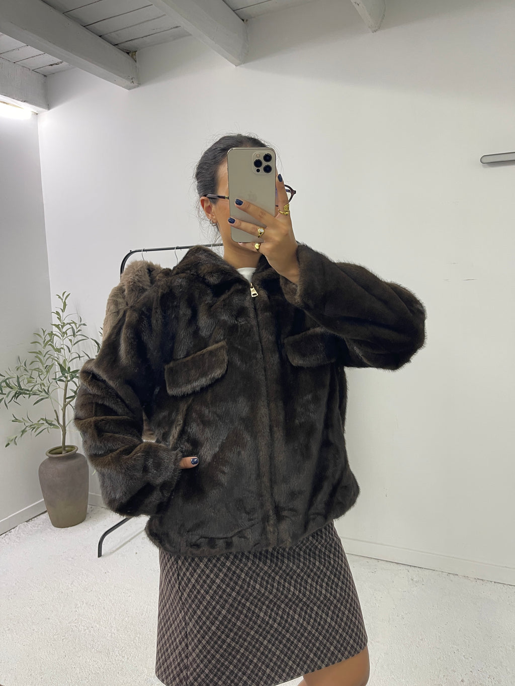 Casaco Faux Fur