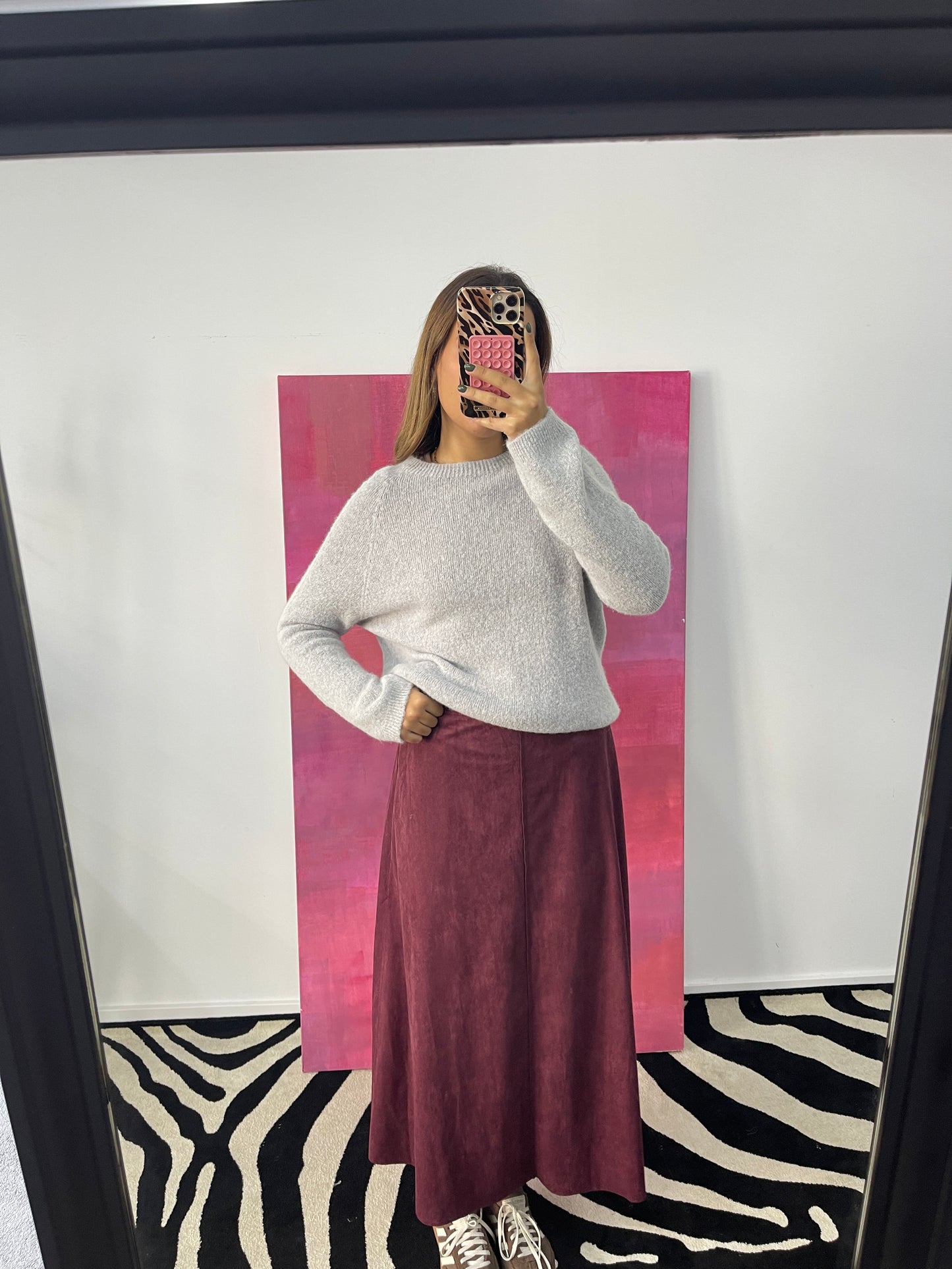 Saia imitação Camurça