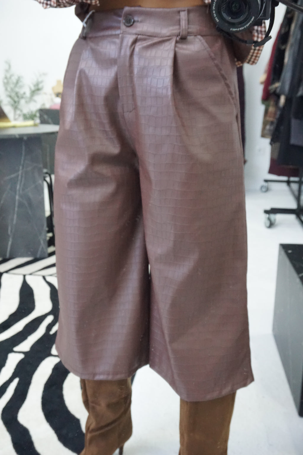 Bermudas Croc Skin