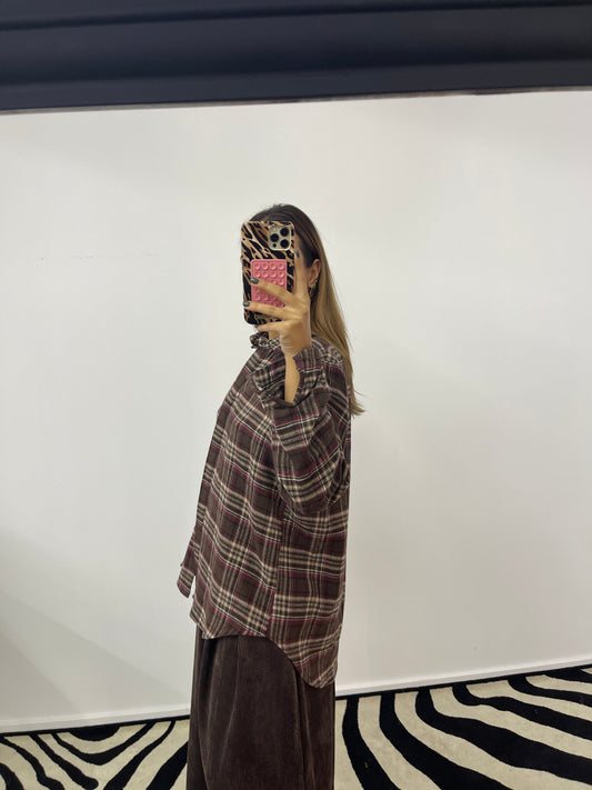 Camisa Flanela Oversized