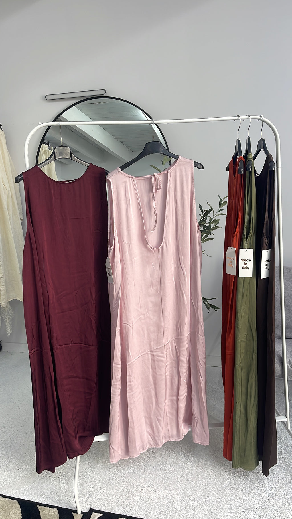 Vestido cetim (várias cores)
