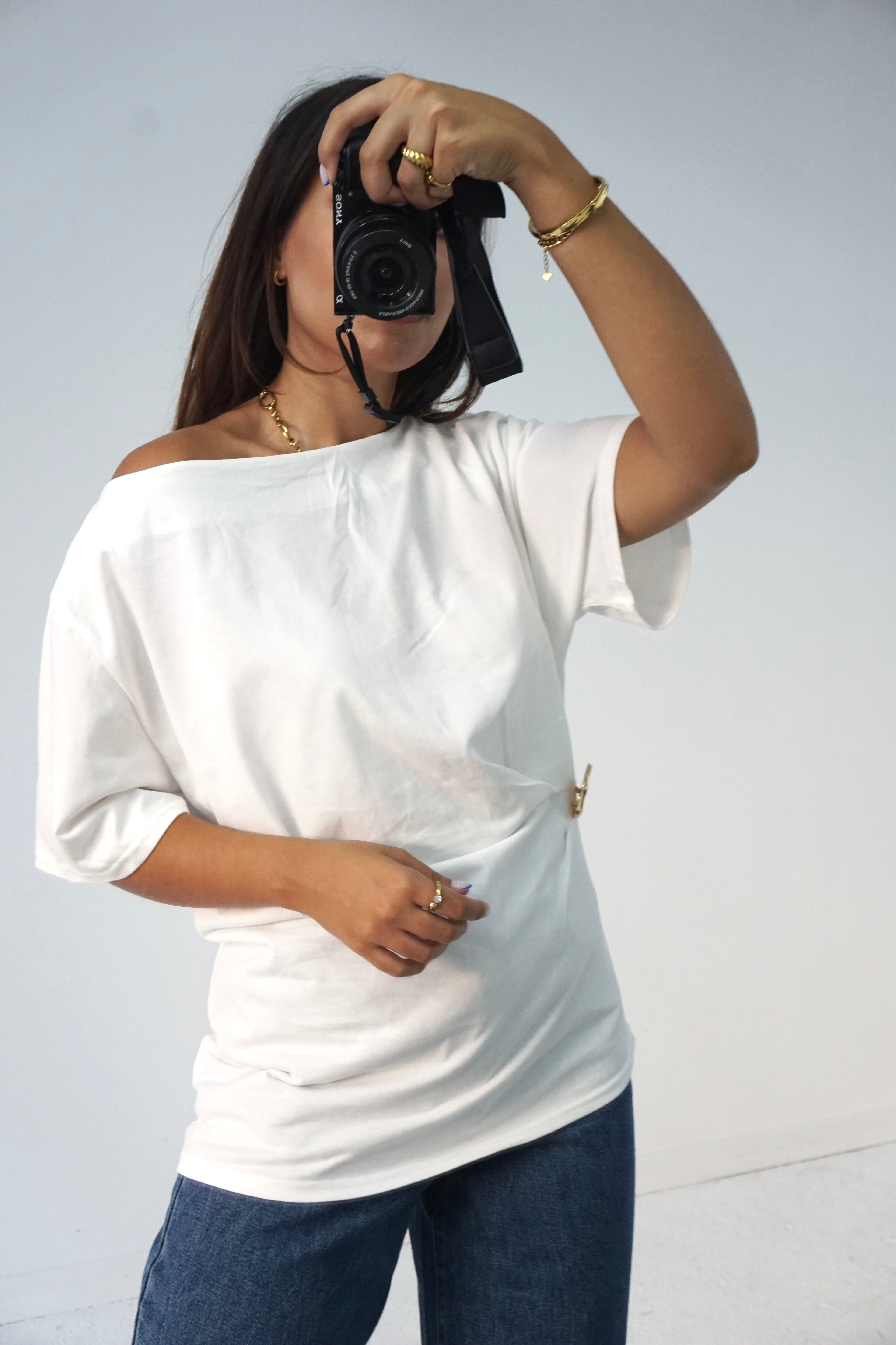 T-shirt Drapeada
