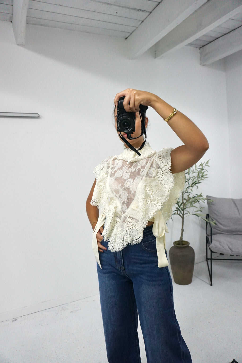 Blusa Rendada