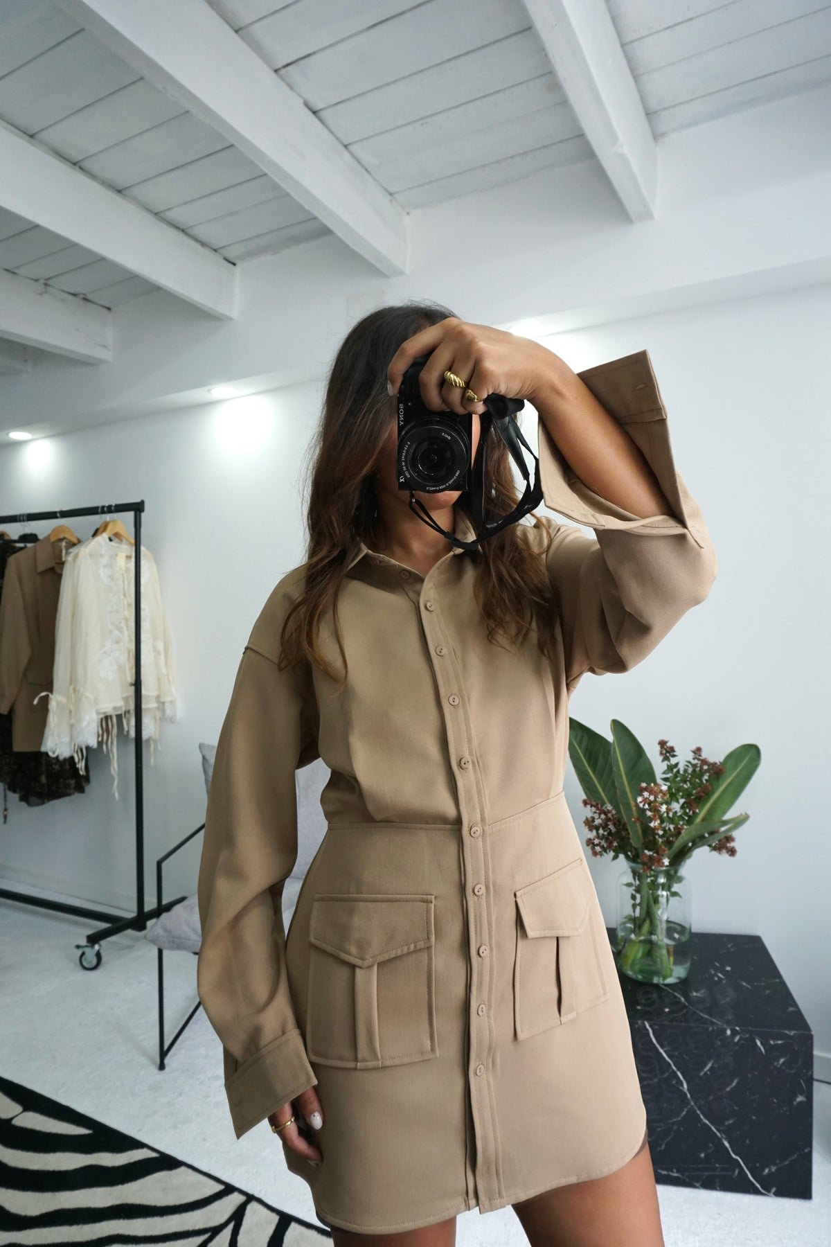 Vestido Estilo Utility