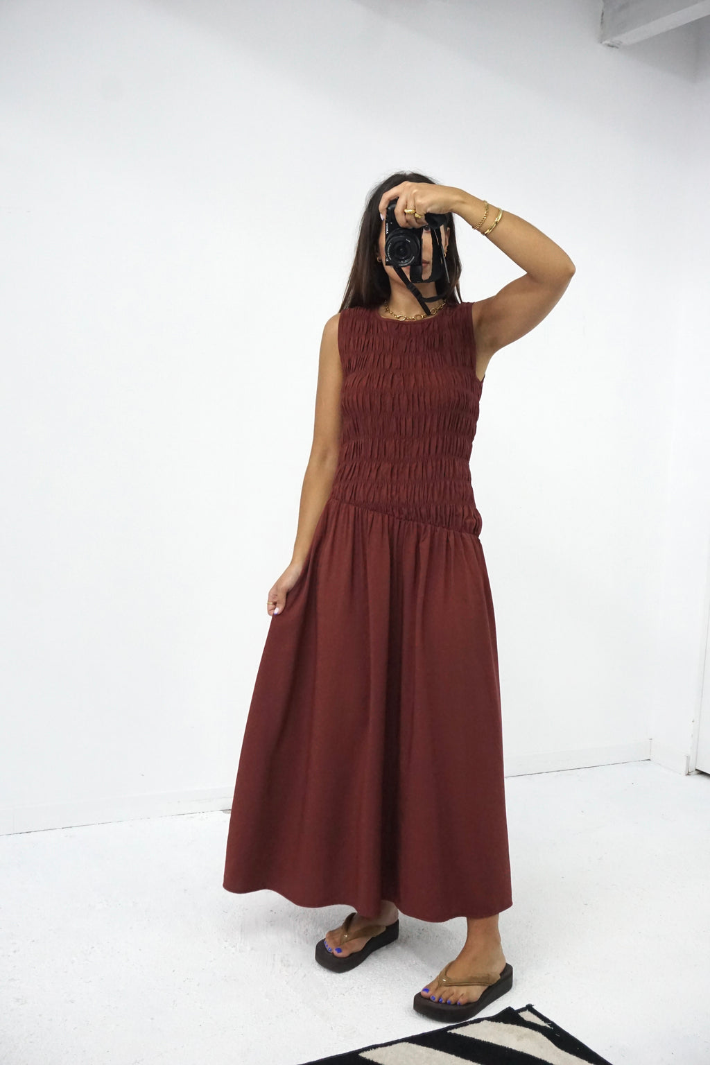 Vestido Franzido