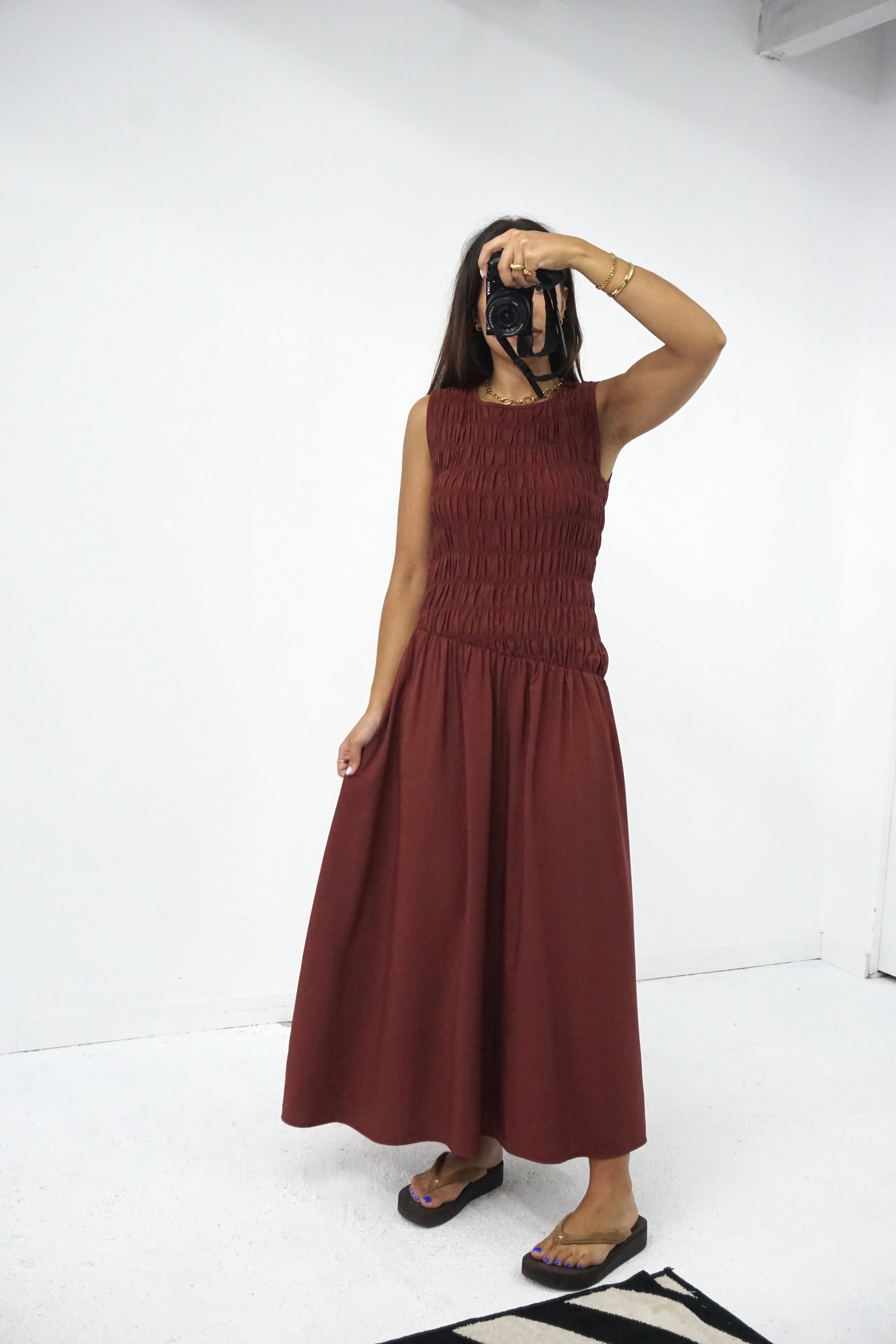 Vestido Franzido