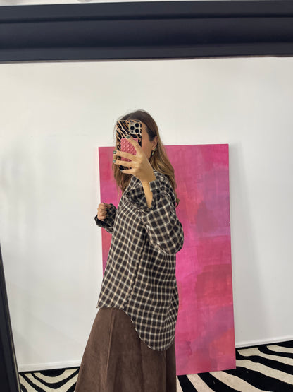Camisa Flanela Oversized