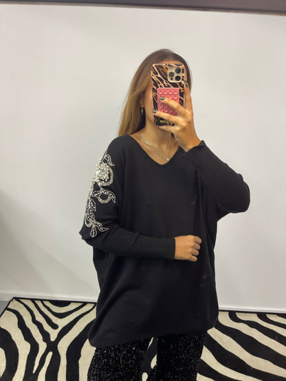 Malha Oversized Brilhos