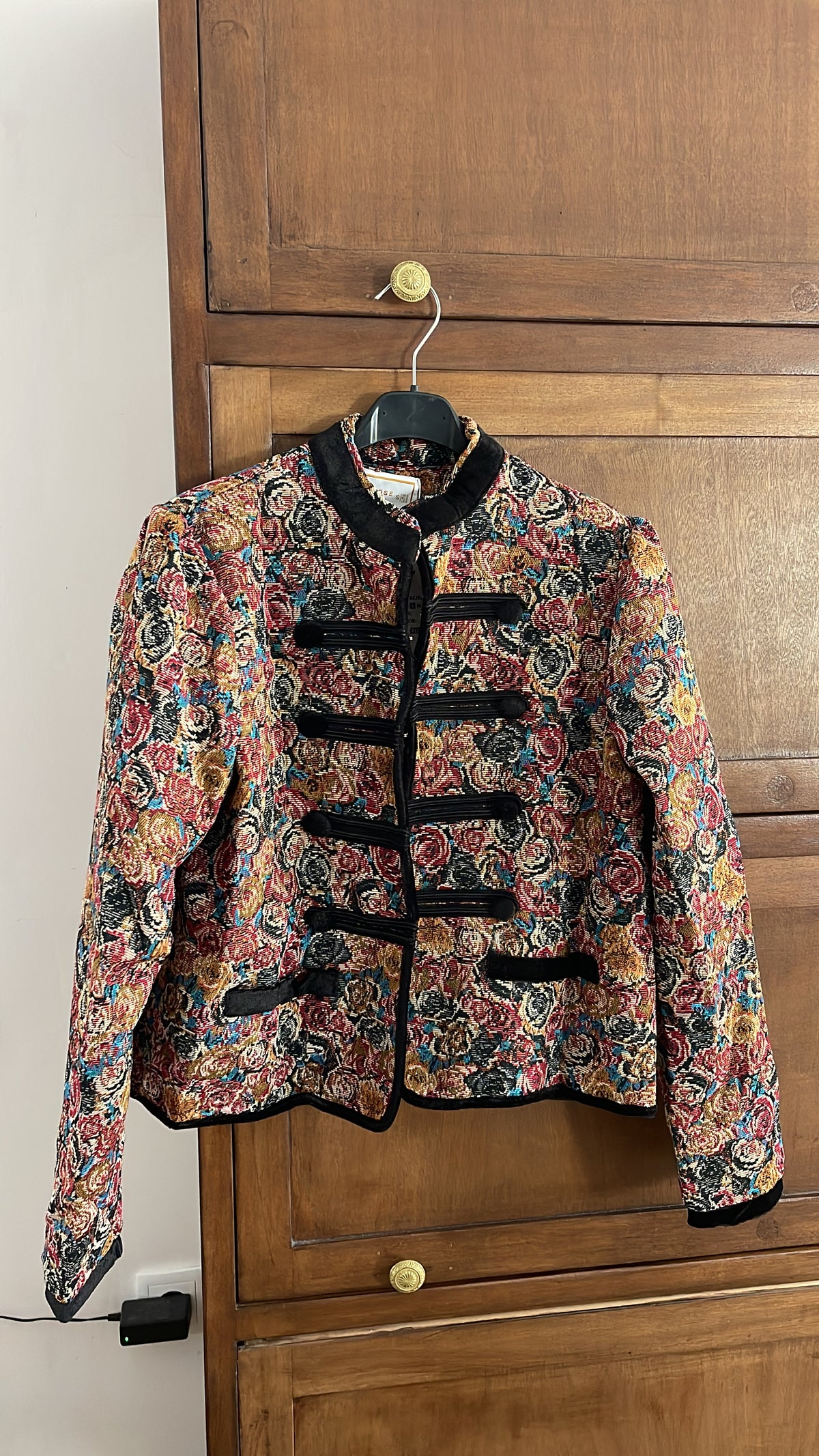 Casaco em Jacquard