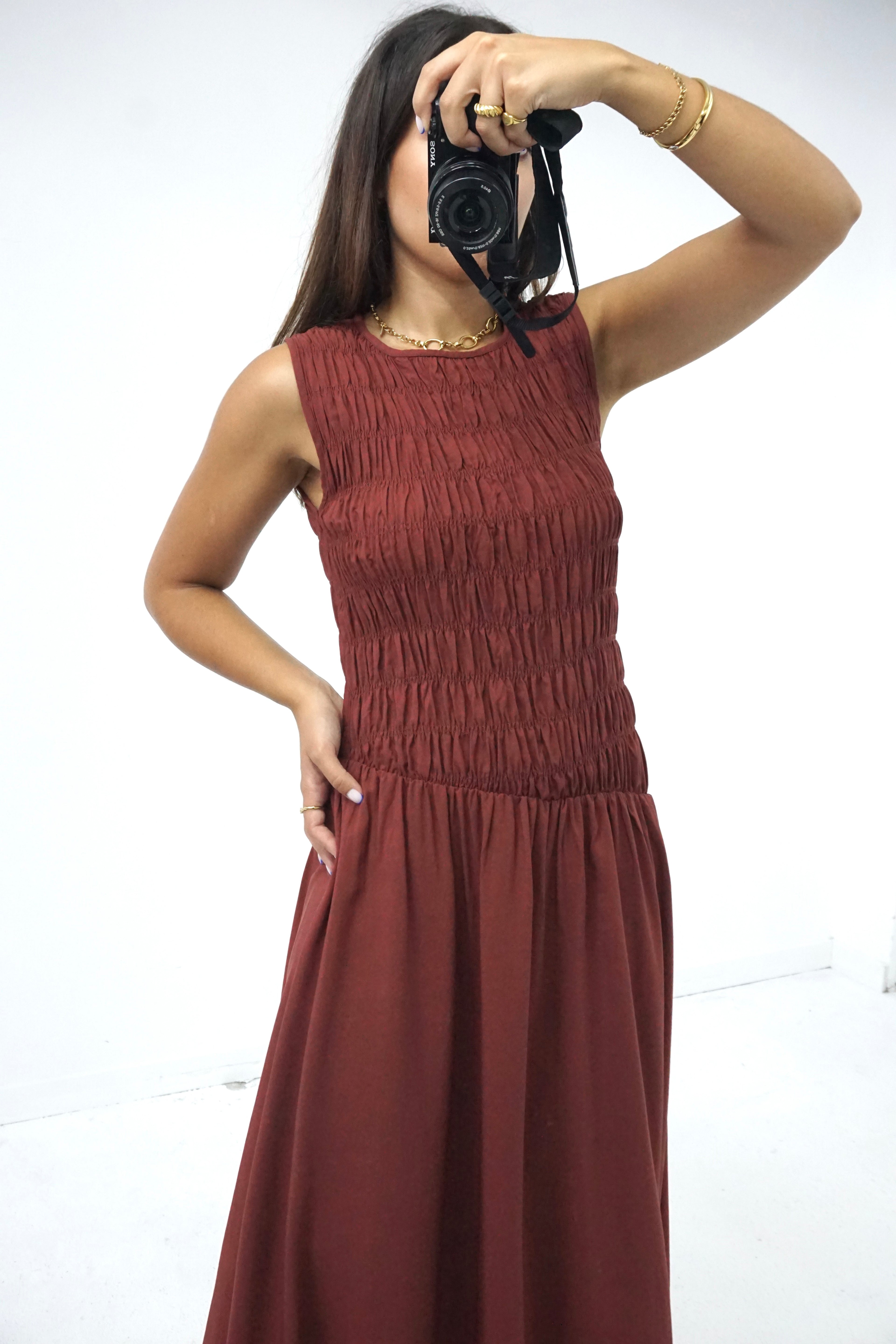 Vestido Franzido