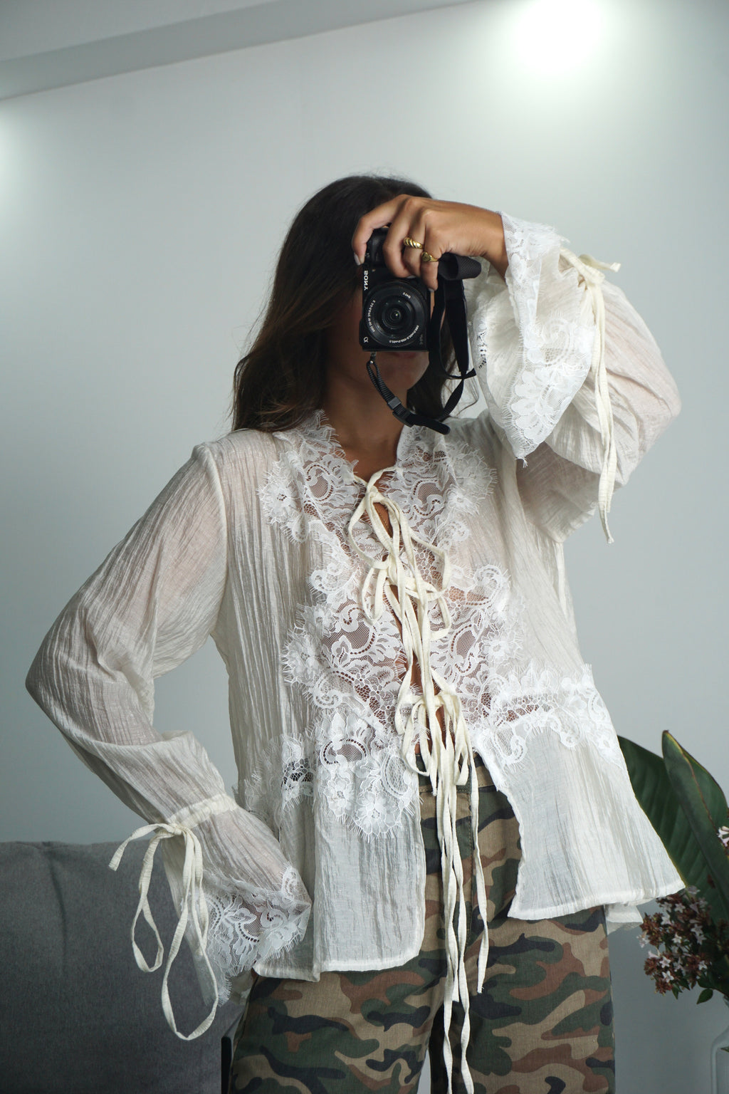 Blusa com Laços