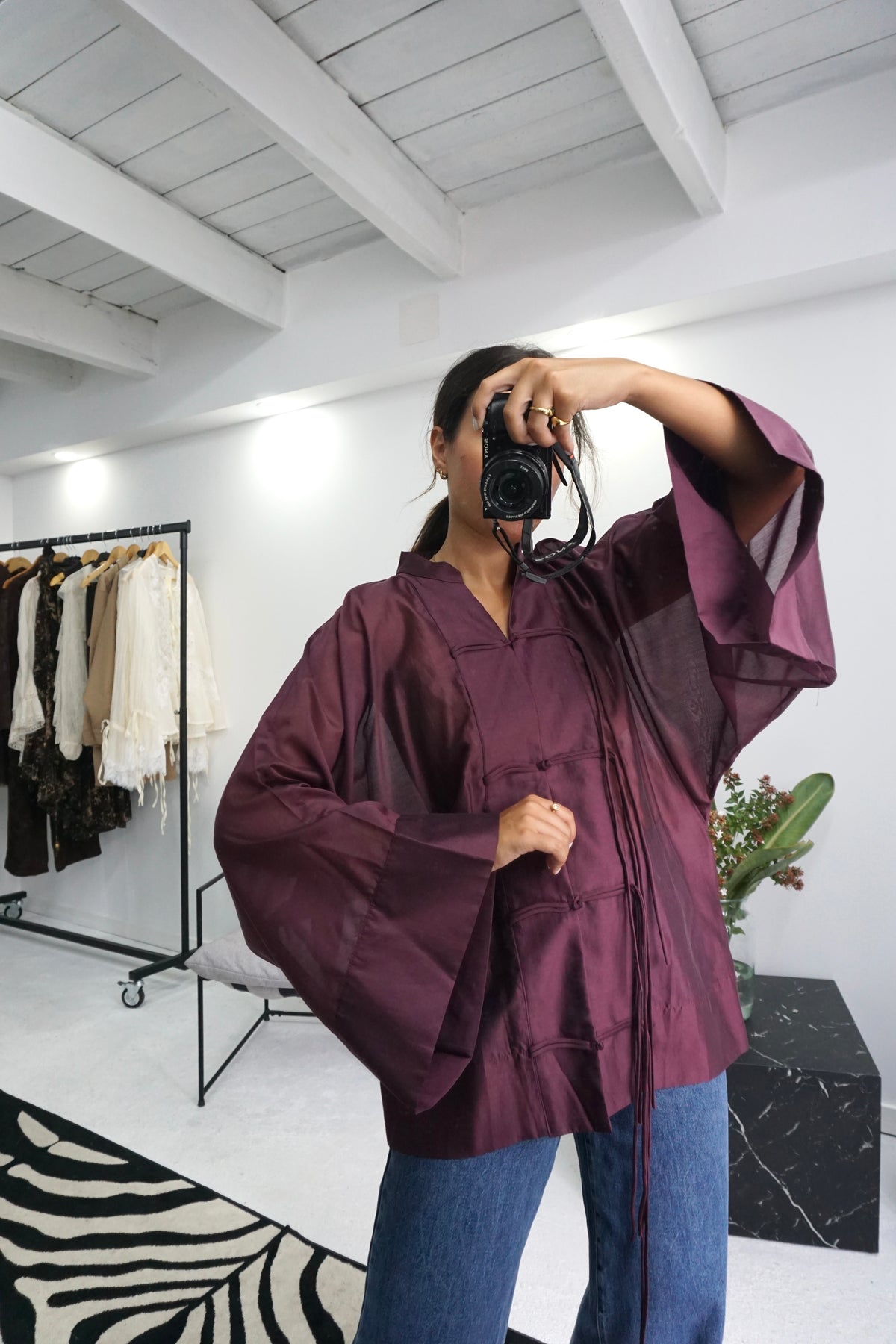 Blusa Estilo Asiático