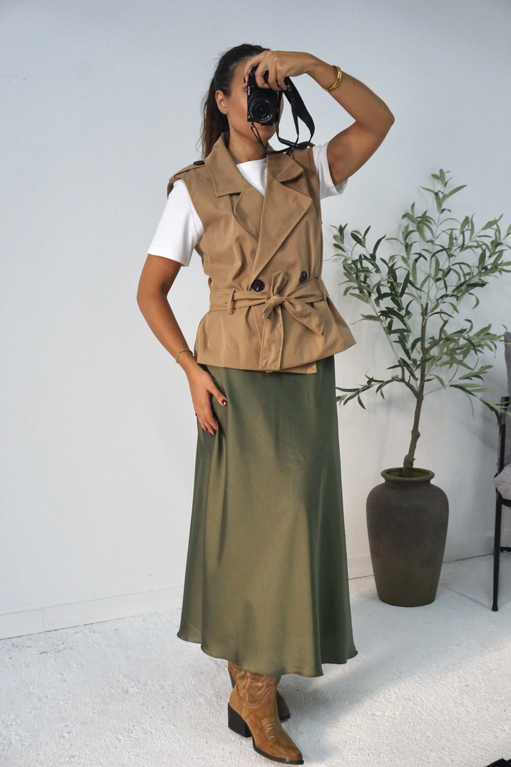 Colete estilo Trench
