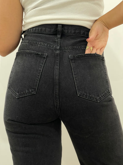 High Rise Straight Jeans