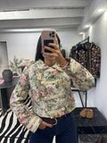 Casaco Cropped Jacquard