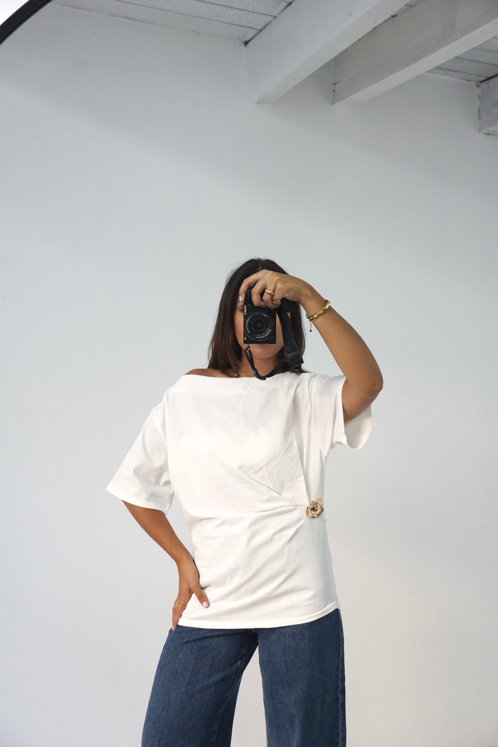 T-shirt Drapeada