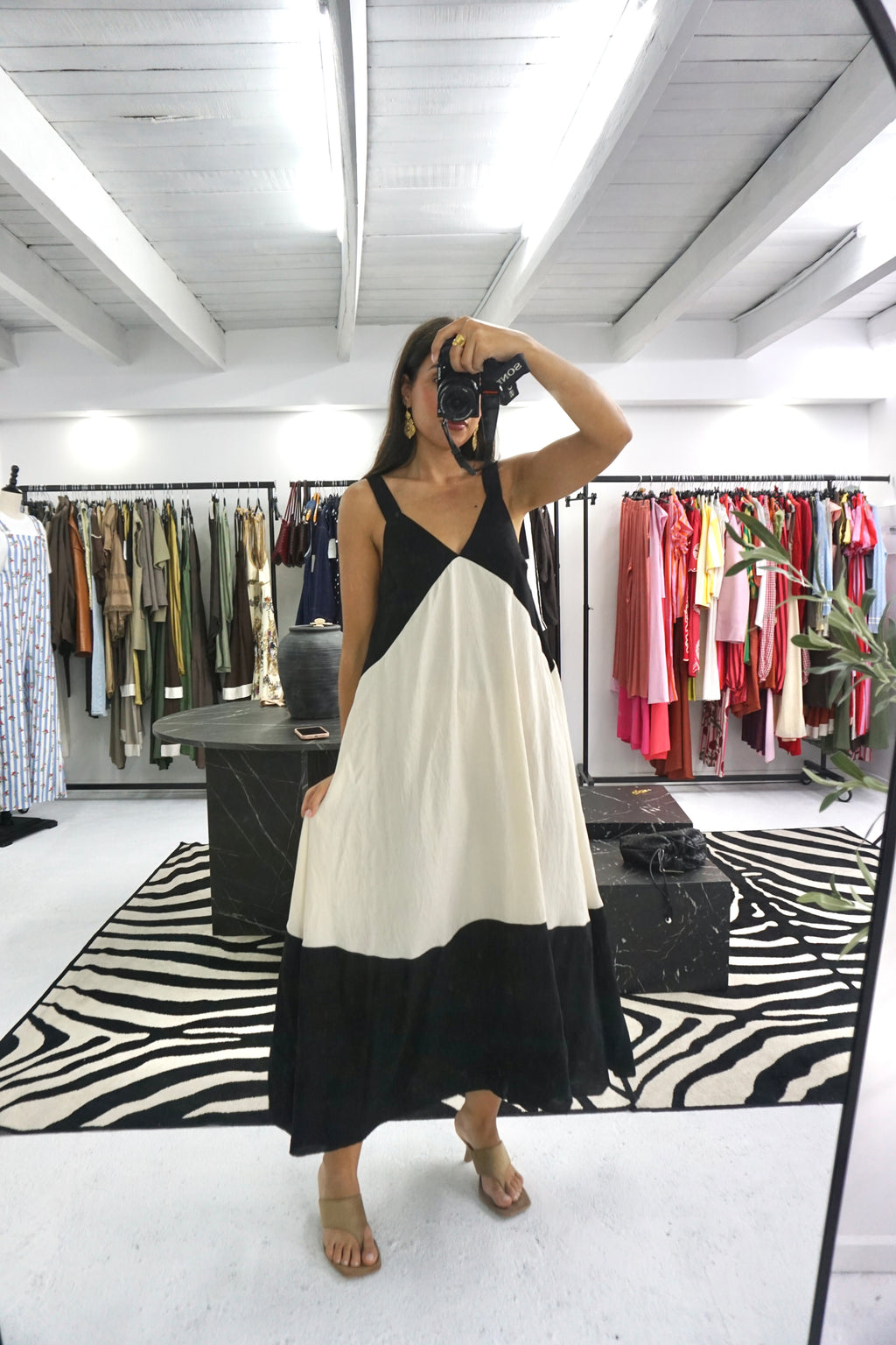 Vestido Colour Block (7 cores)