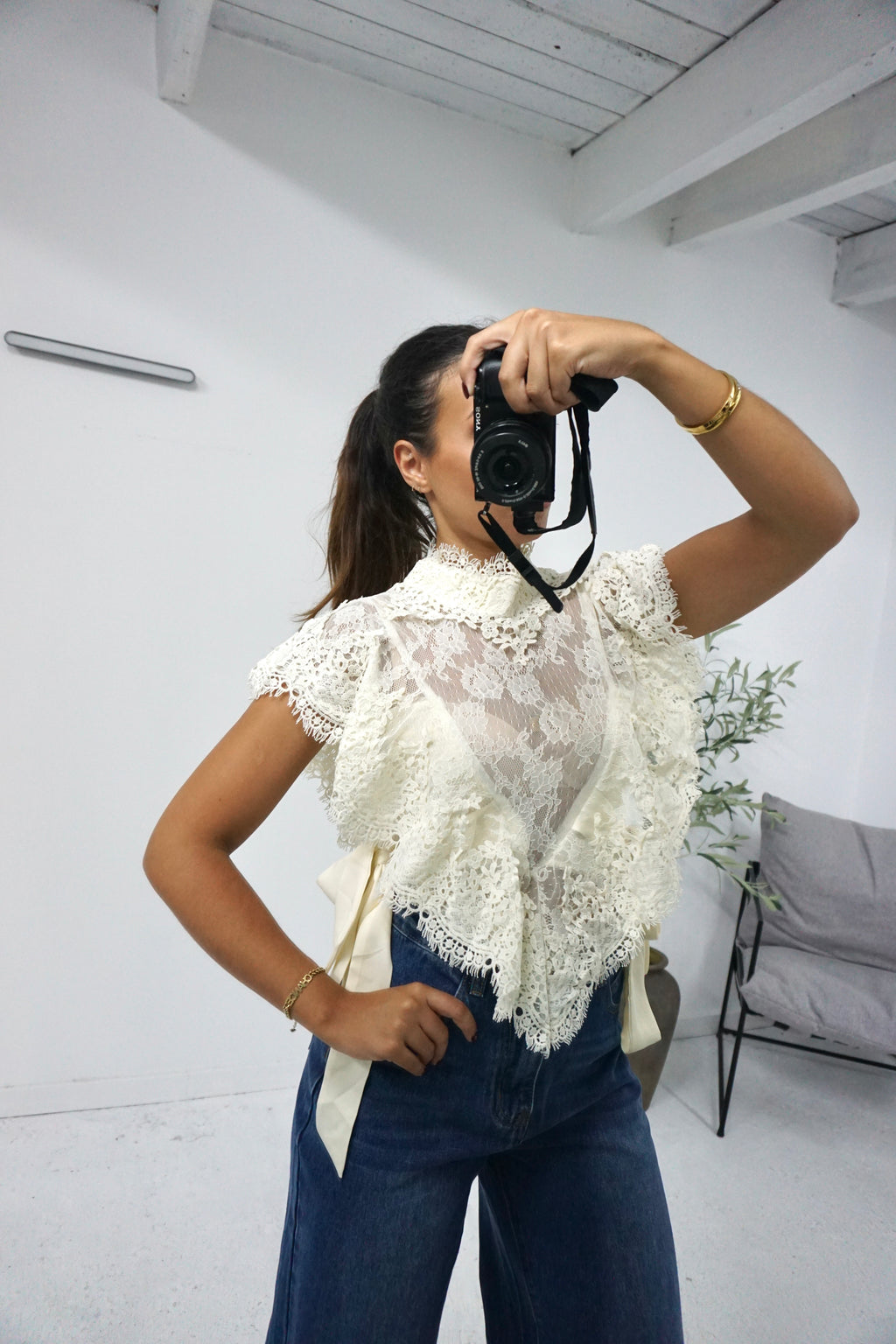 Blusa Rendada