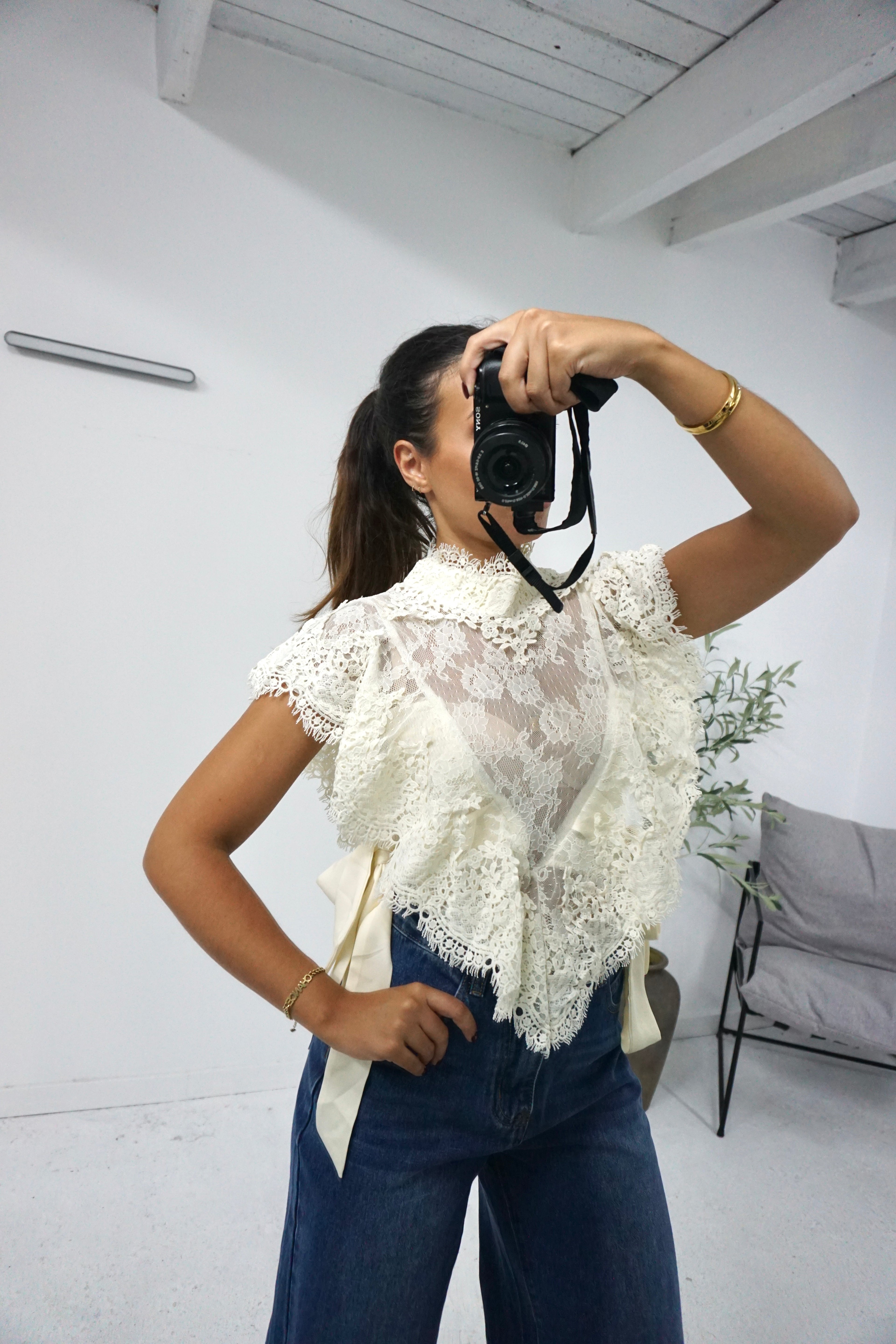 Blusa Rendada