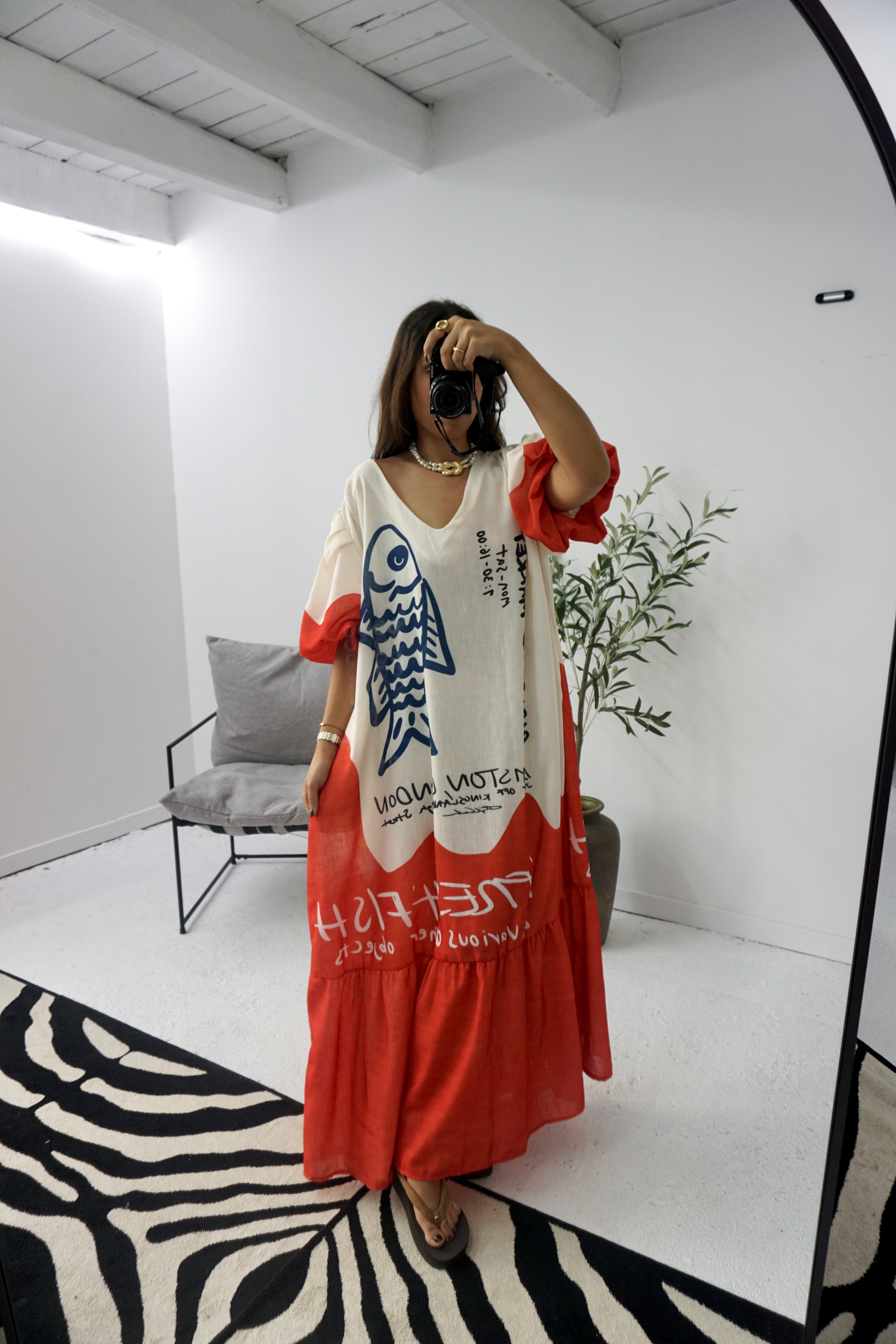 Vestido Manga Balão