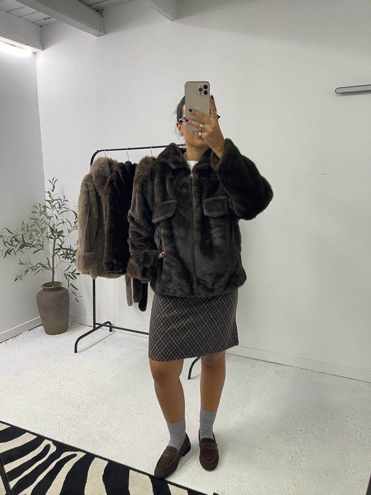 Casaco Faux Fur