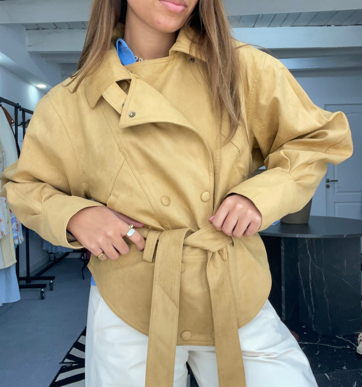 Casaco Tipo Camurça