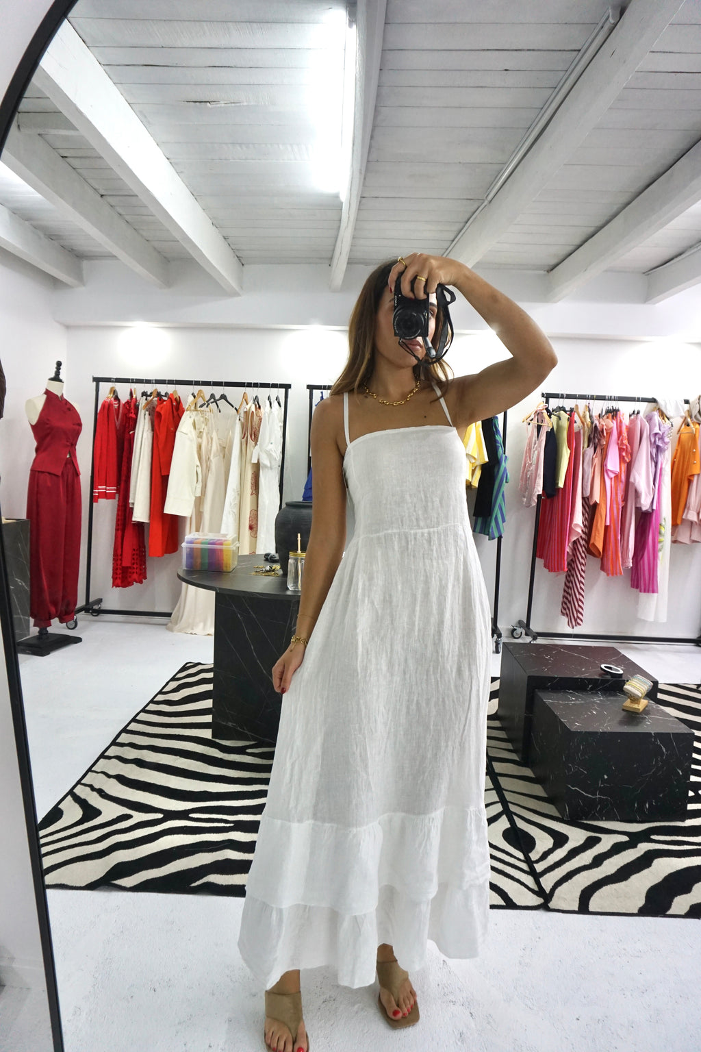 Vestido 100% Linho