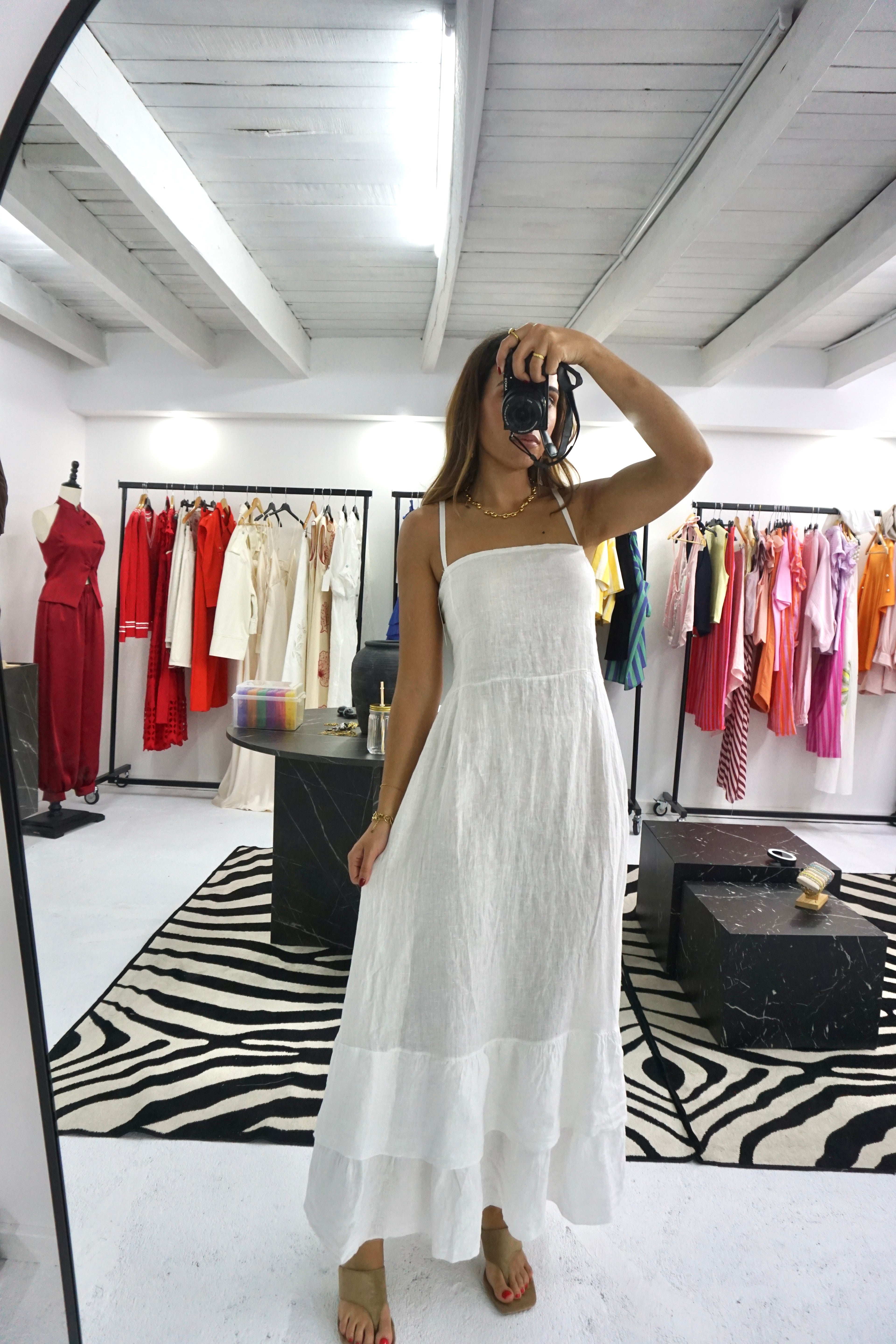 Vestido 100% Linho