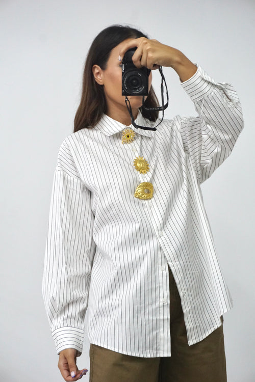 Camisa de riscas