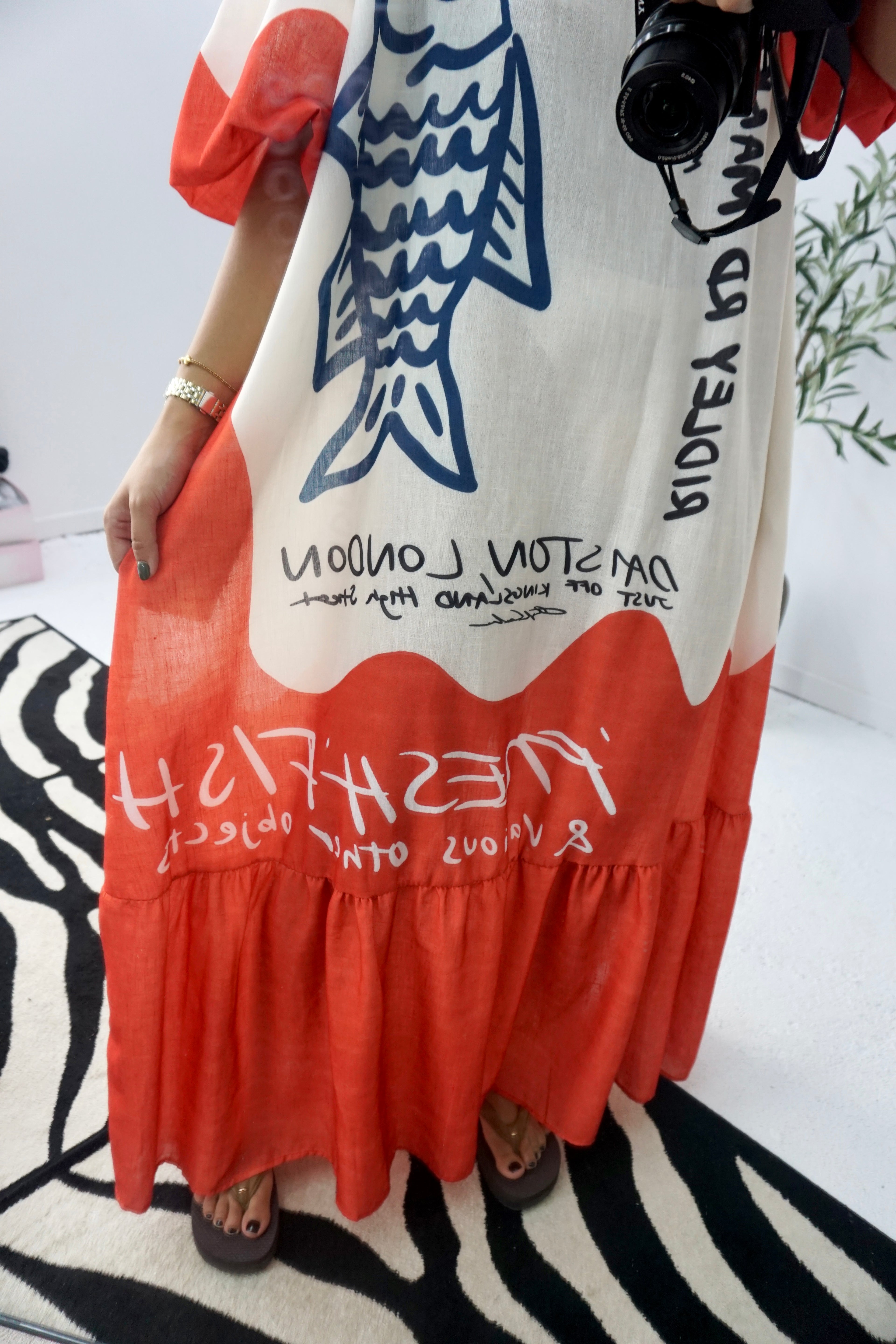 Vestido Manga Balão
