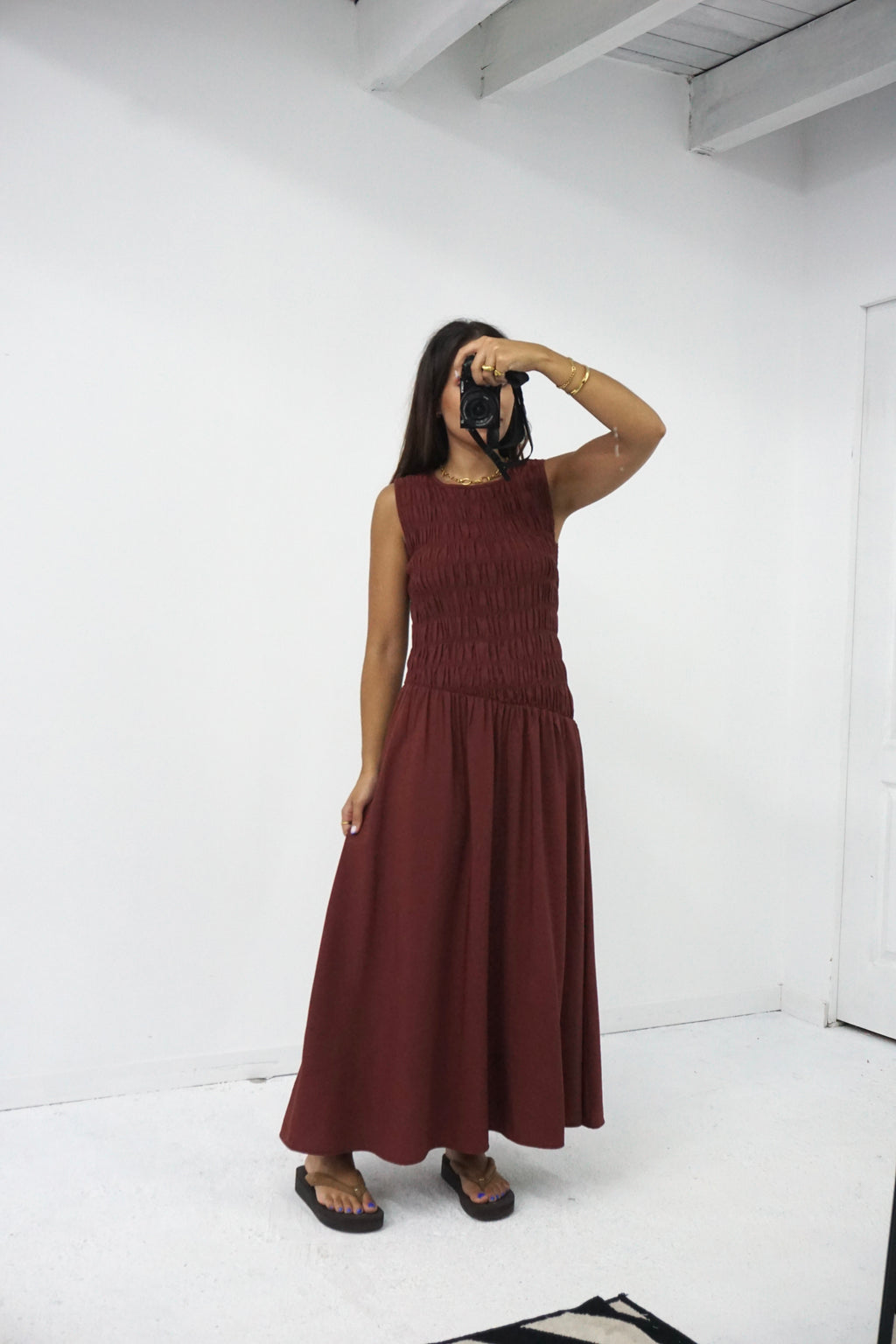 Vestido Franzido