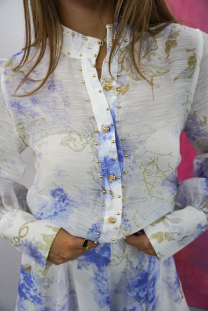 Conjunto Blusa e Saia