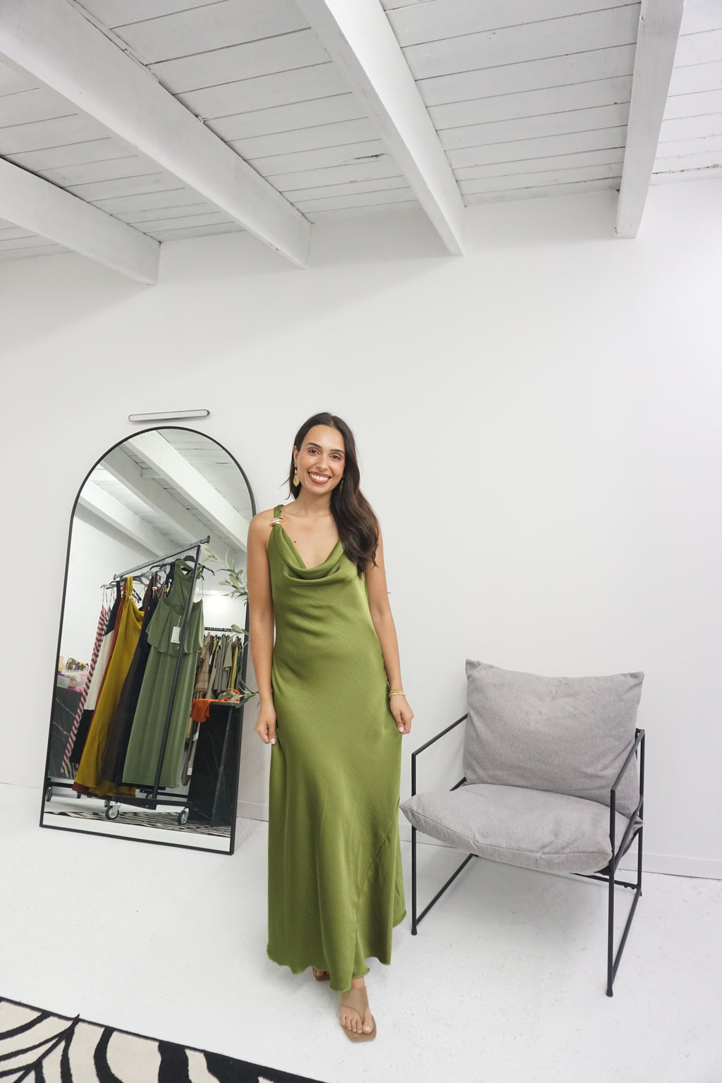 Vestido Cetim (4 cores)