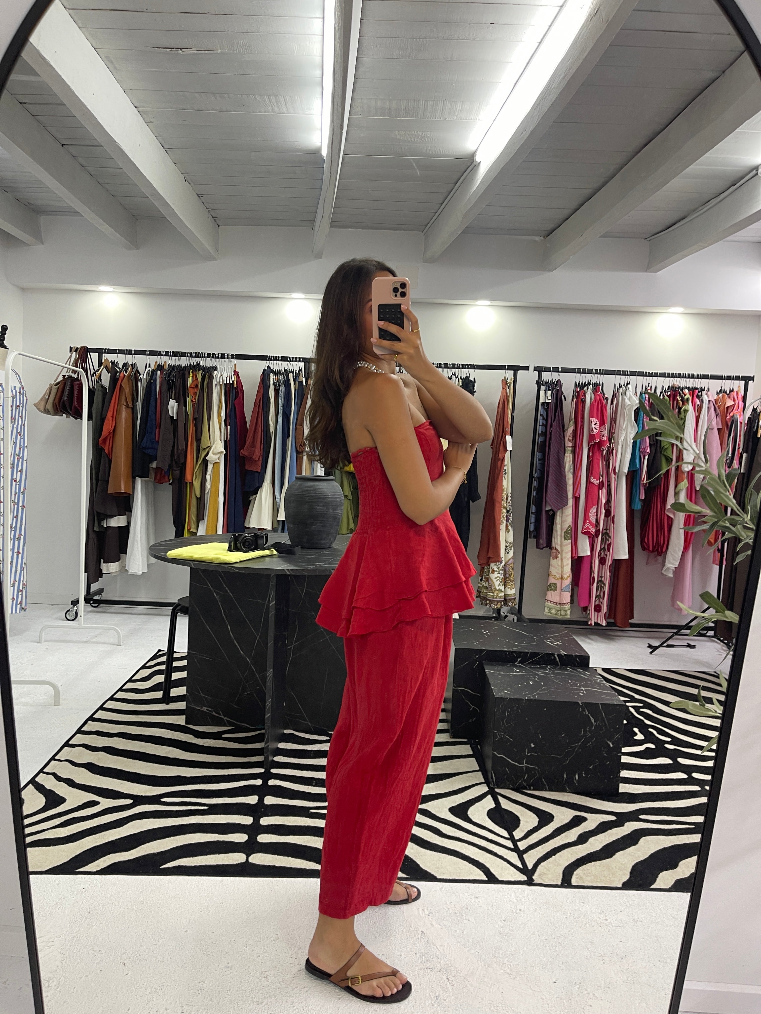 Conjunto 100% linho