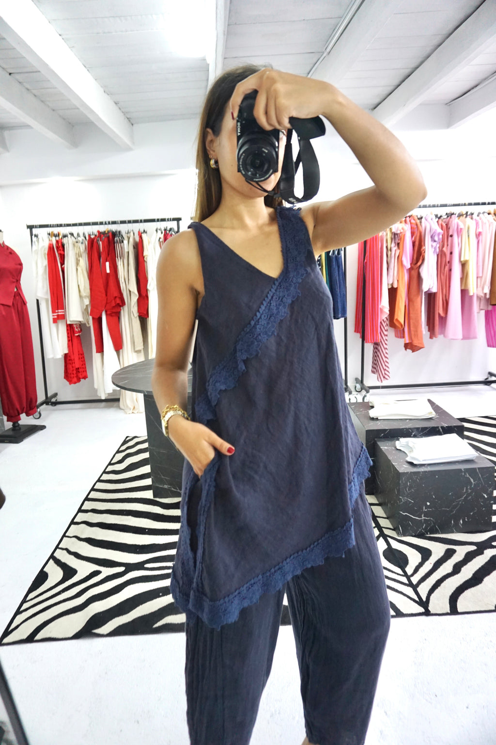 Conjunto 100% Linho