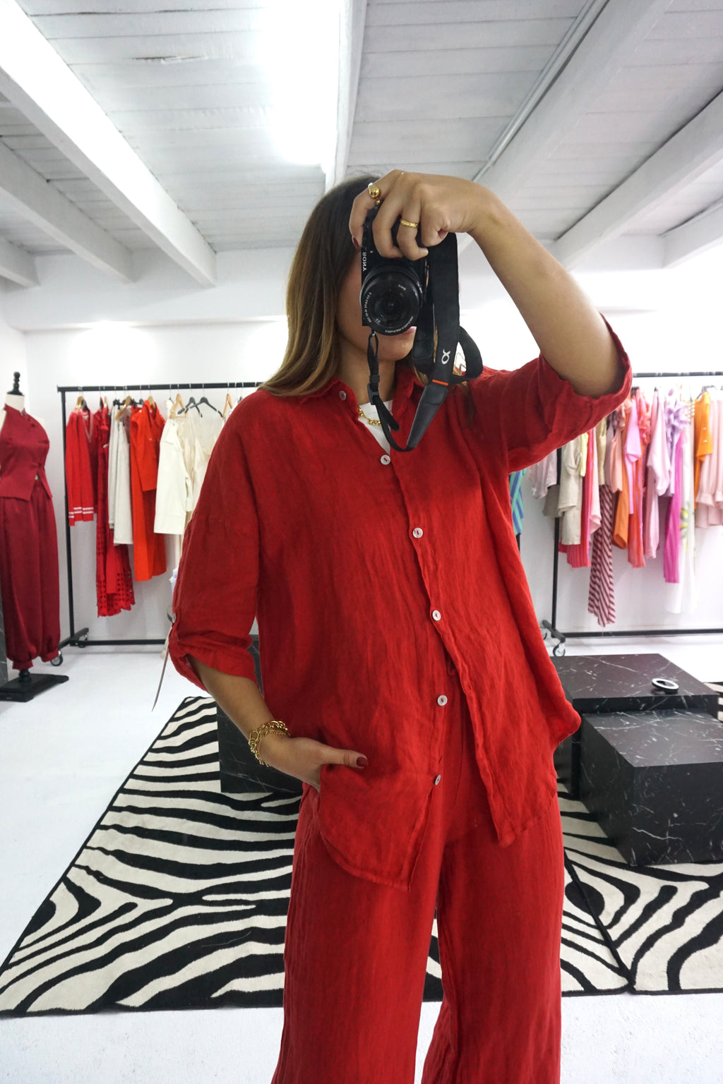 Conjunto 100% linho