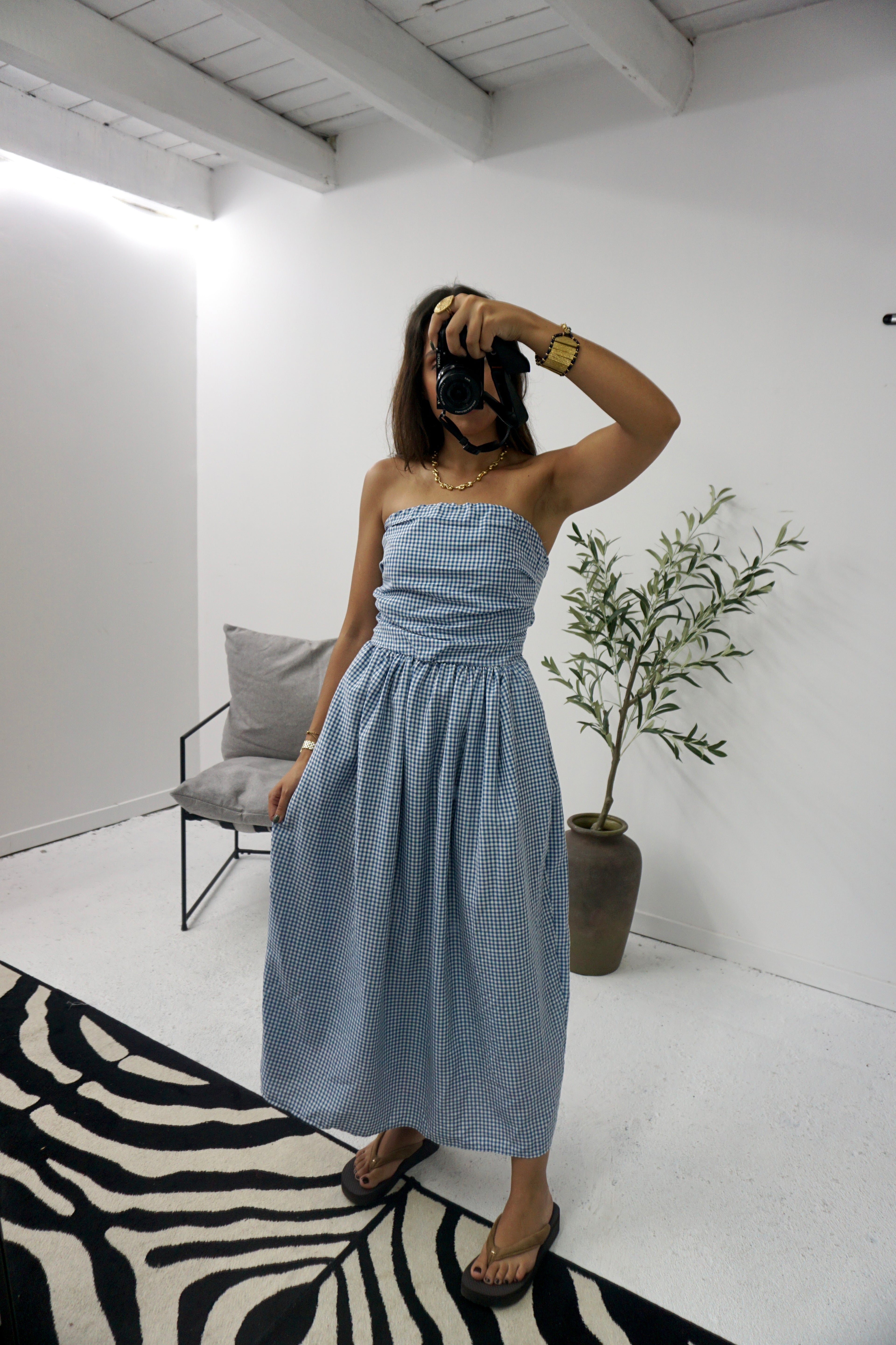 Vestido Vichy