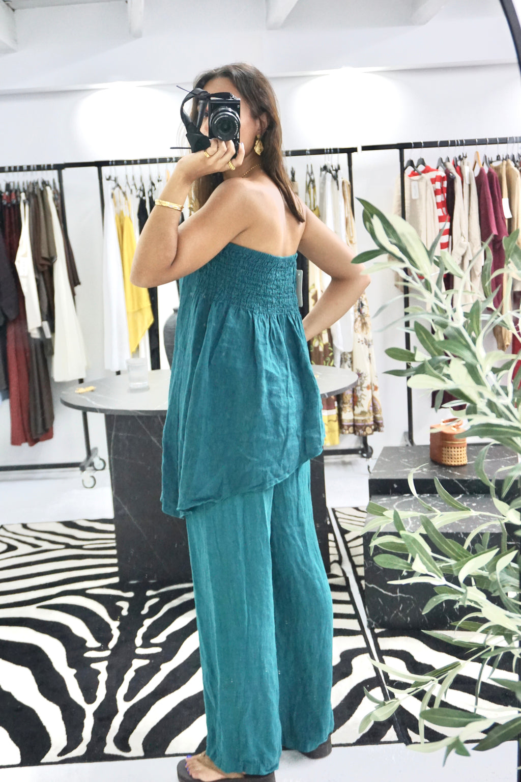 Conjunto 100% linho