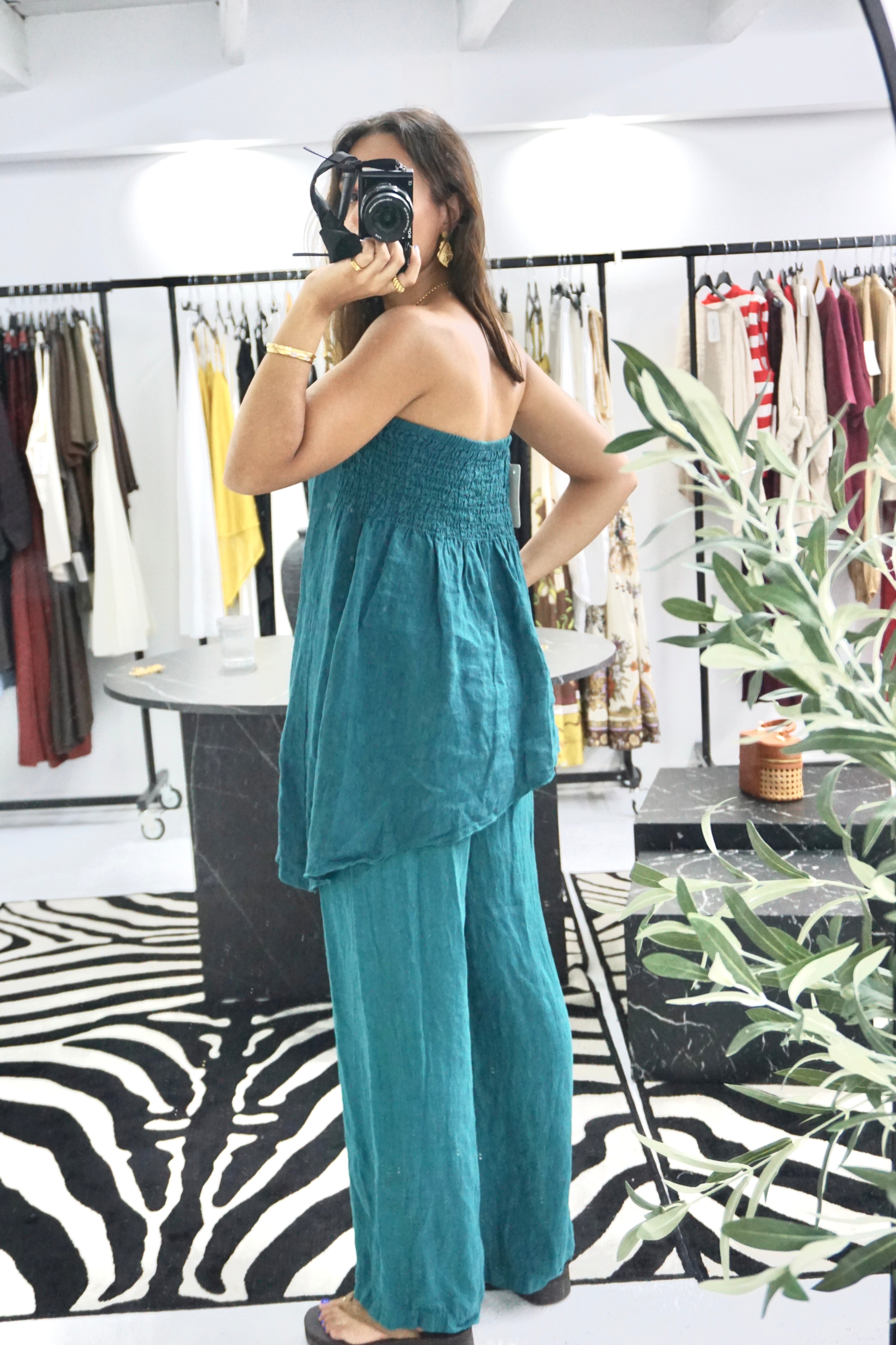 Conjunto 100% linho
