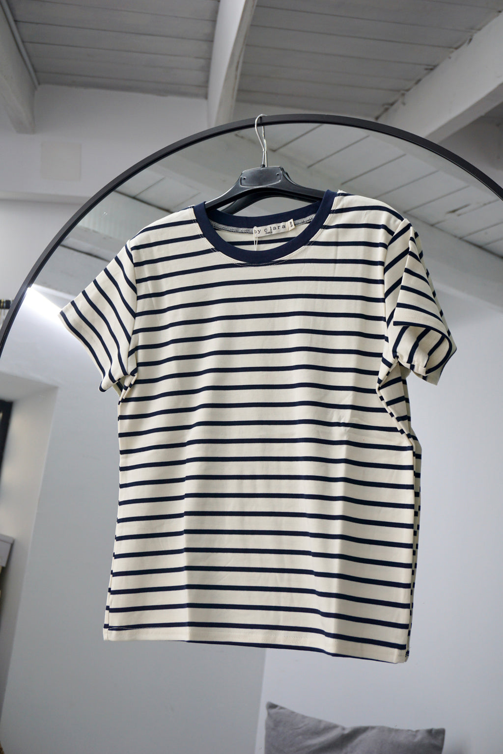 T-shirt riscas (2 cores)