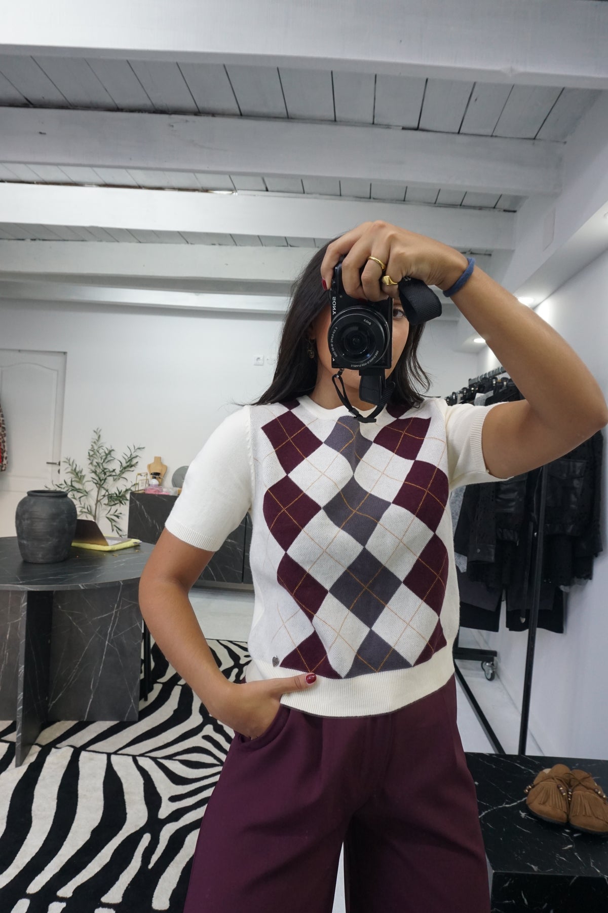 Malha Losangos Cropped