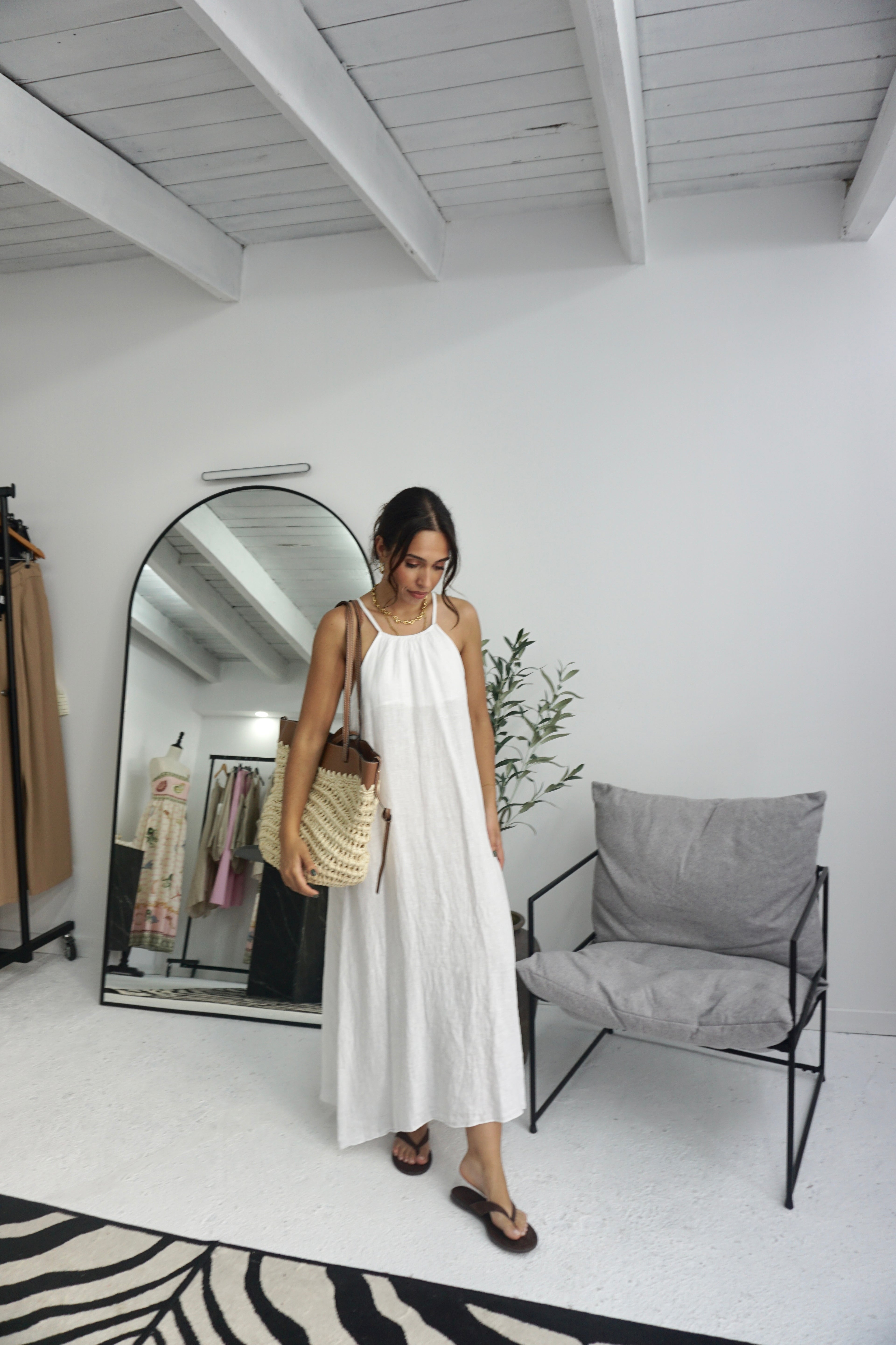 Vestido 100% Linho