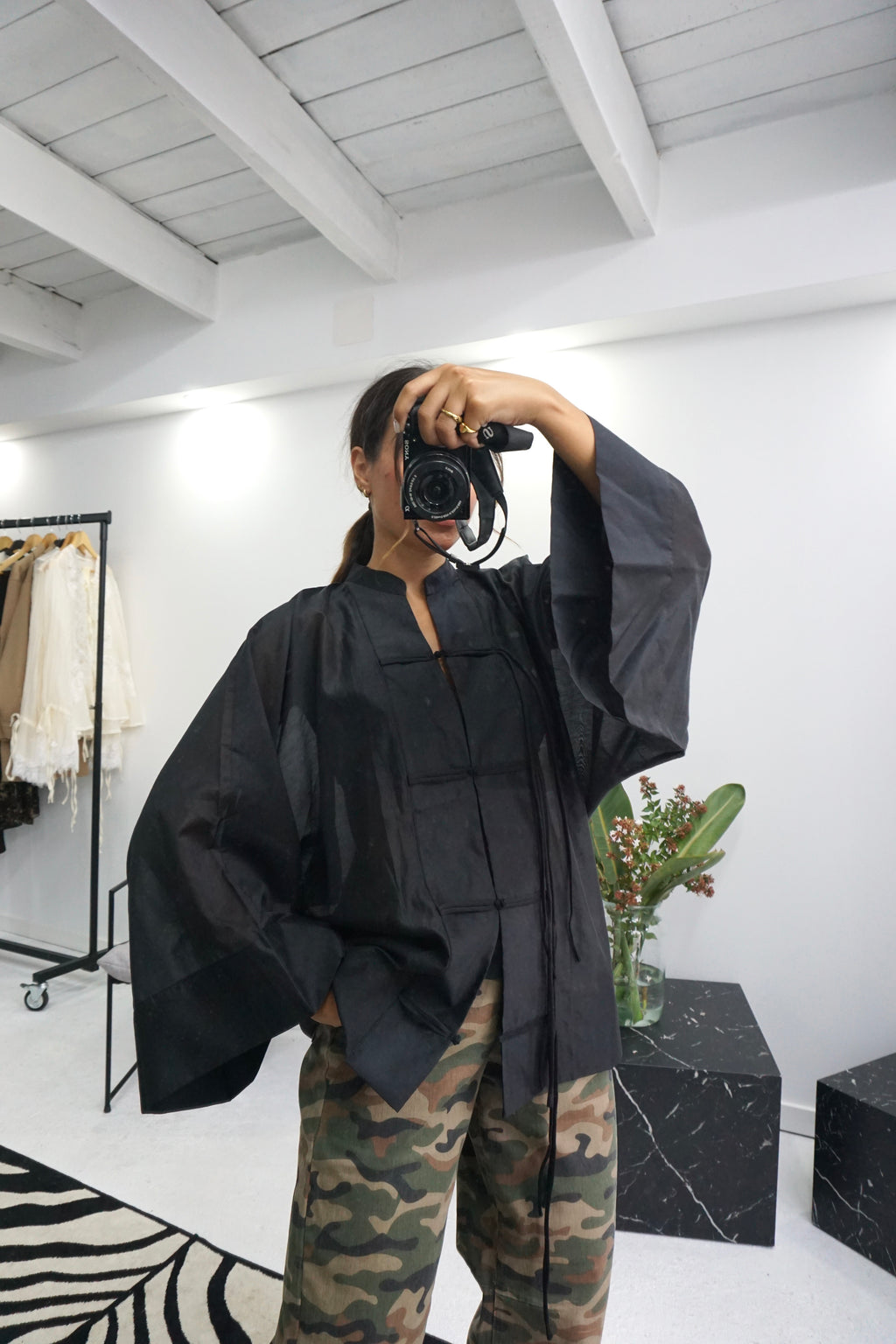 Blusa Estilo Asiático