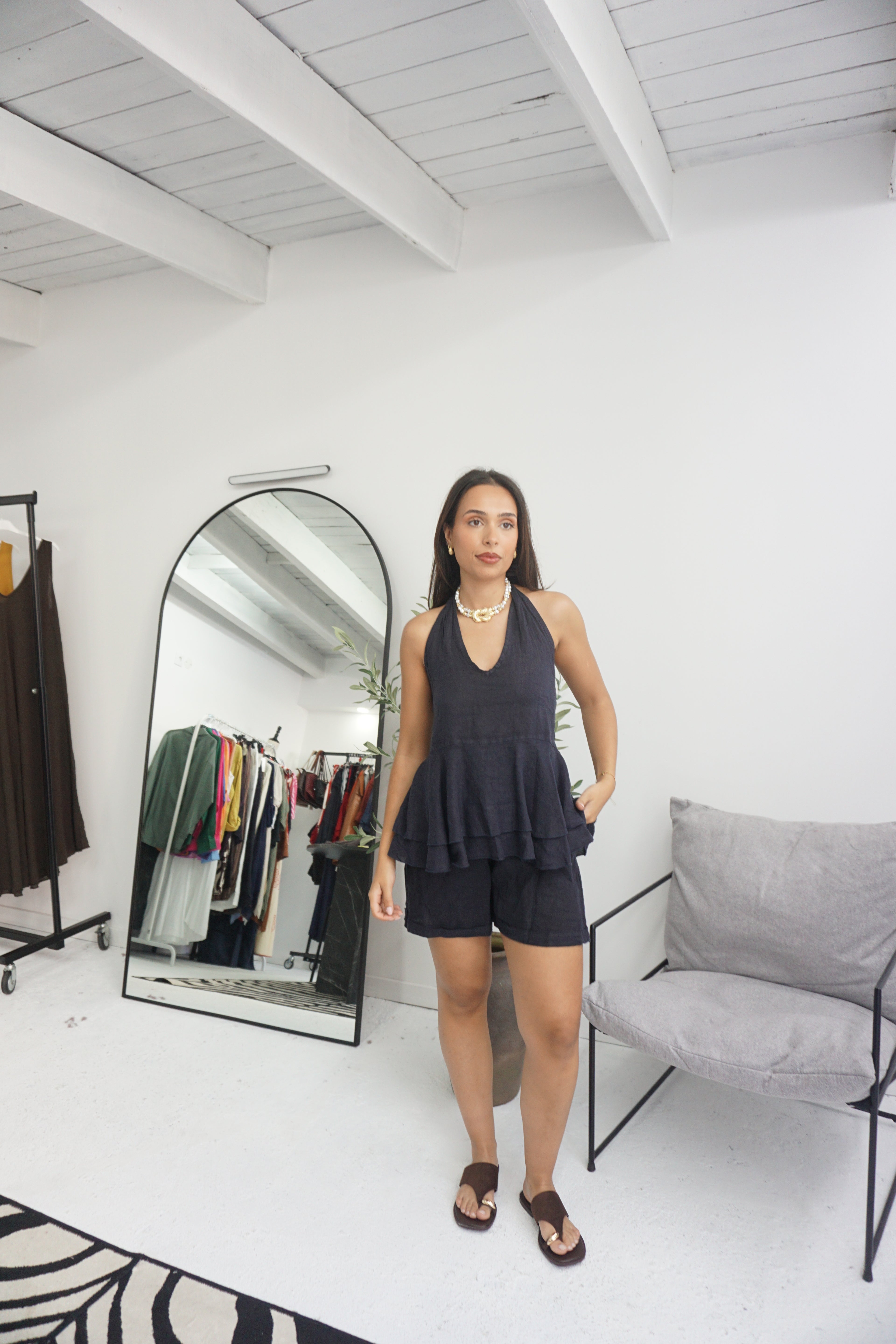 Conjunto 100% linho